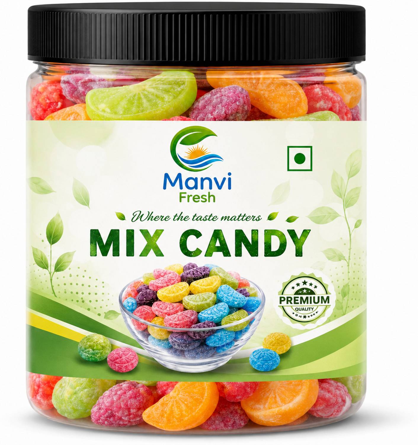 Manvi fresh Mixed Candy | Assorted Fruit Flavoured Hard Candies