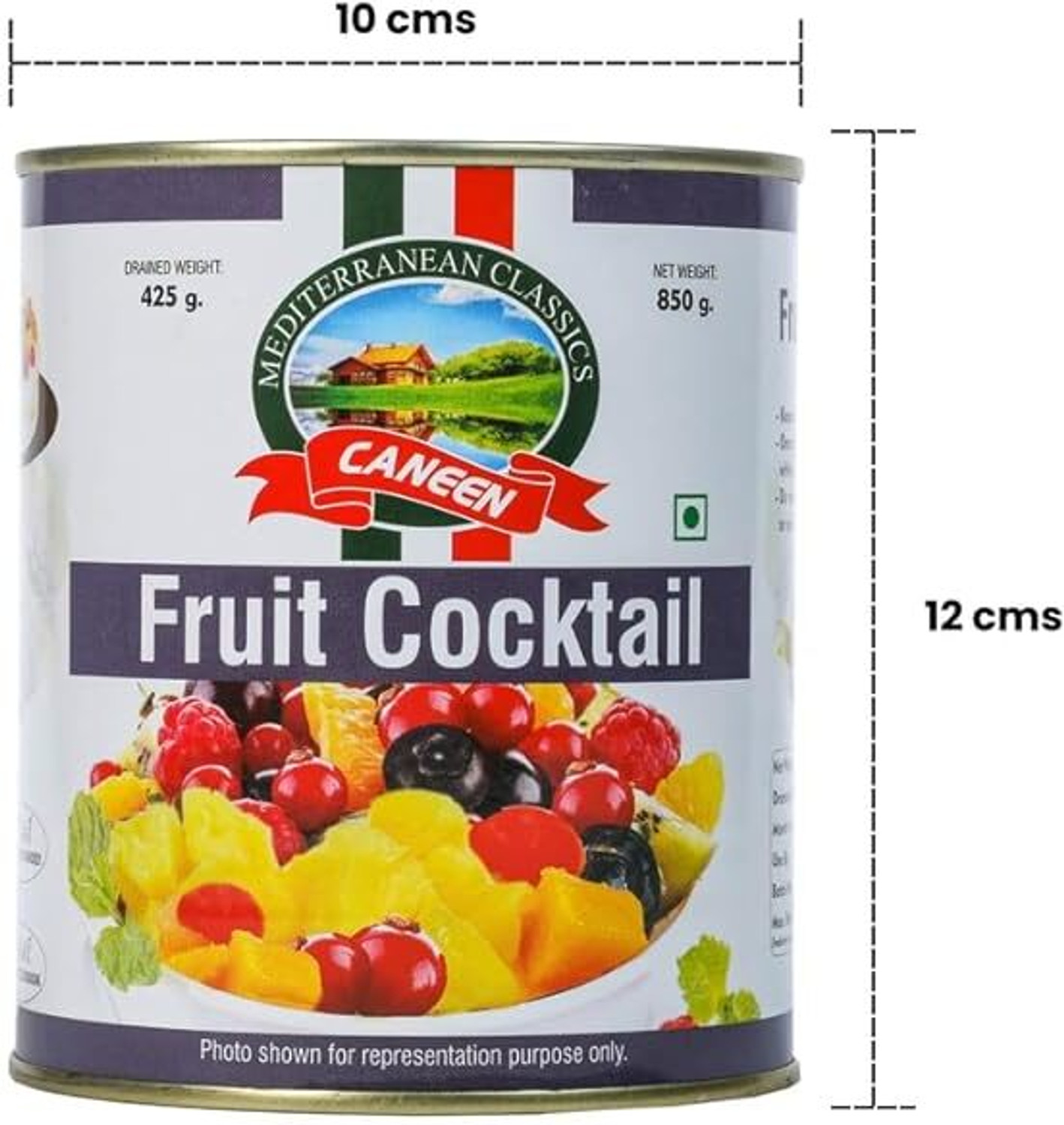 Image of caneen Fruit Cocktail | Canned Mixed Fruits | Bite Sized Fruits | Mixed Fruits Fruits