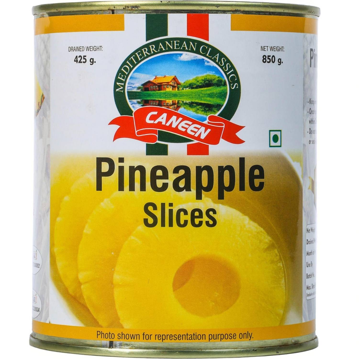 caneen PINEAPPLE SLICES | Perfect for Cakes, Pastries, Cocktails, Juices, Desserts | Fruits