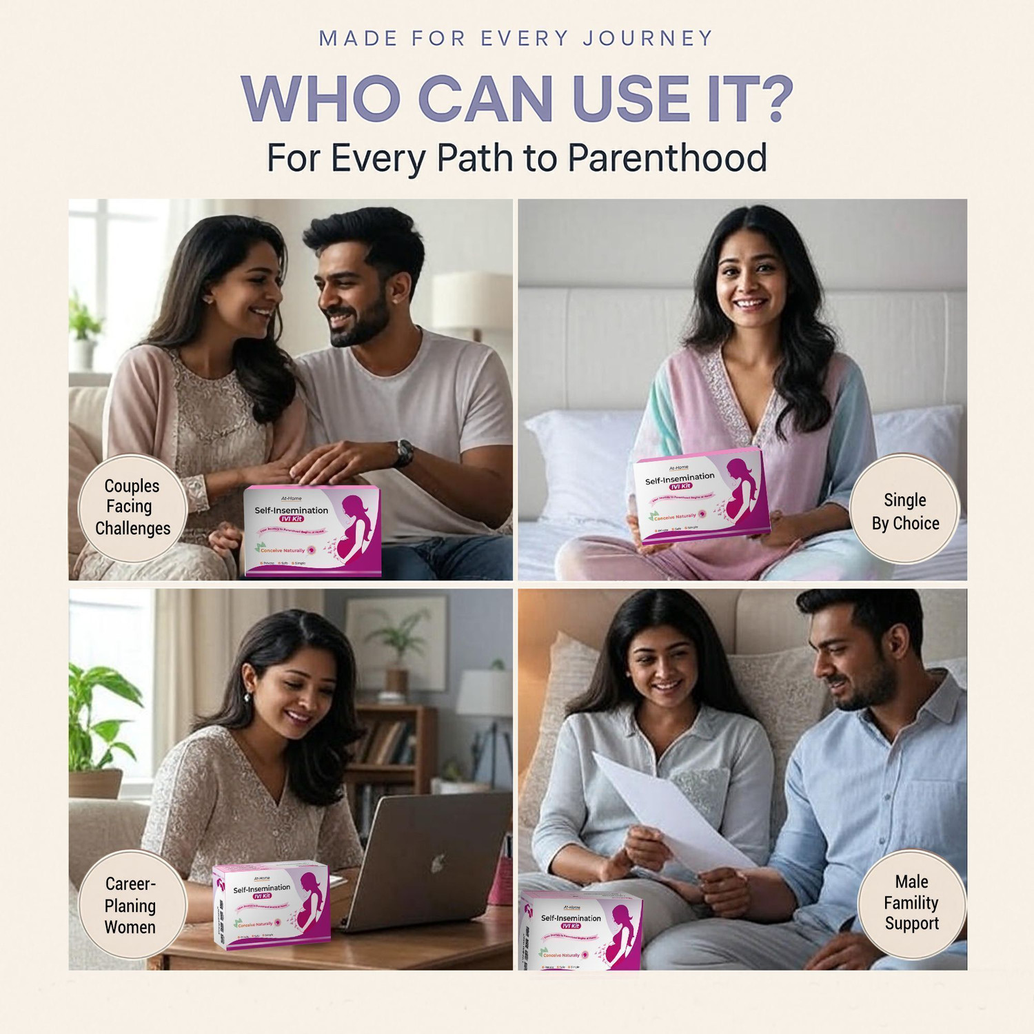 Image of PregaPath Self Inseminate Conceive Kit, At-Home IVI-IUI, Medical-Grade, Safe-Natural-Easy Intravenous Cannula