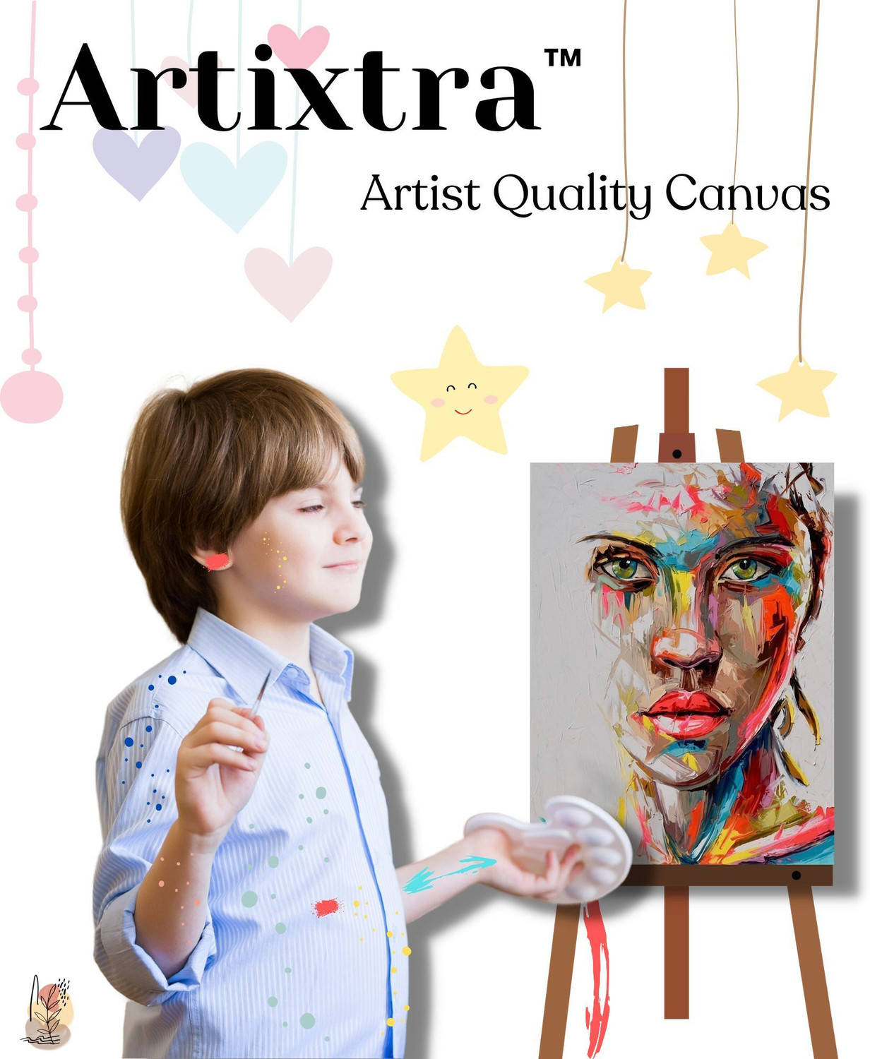 Image of Artixtra 6X8-3 | 5X7-3 Cotton Medium Grain Board Canvas (Set of 6)