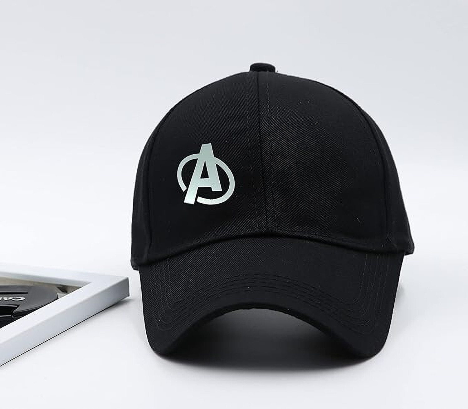Image of cap world Solid, Self Design, Embroidered Sports /Regular Cap