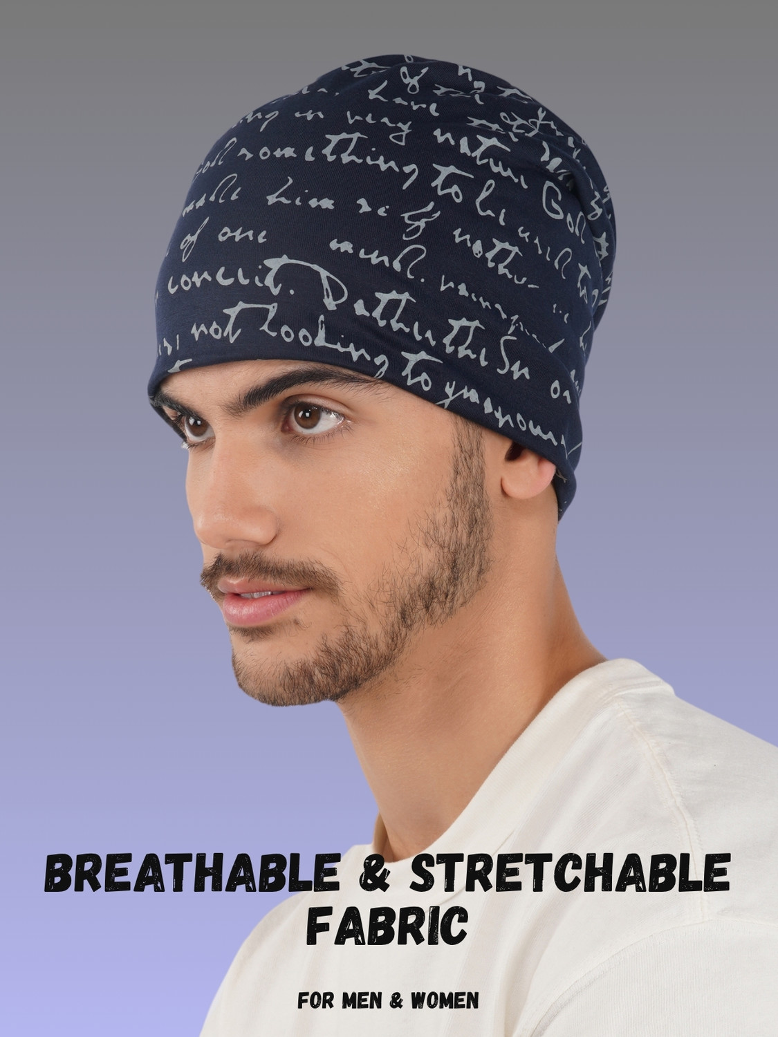 Image of iSweven Solid, Printed Beanie
