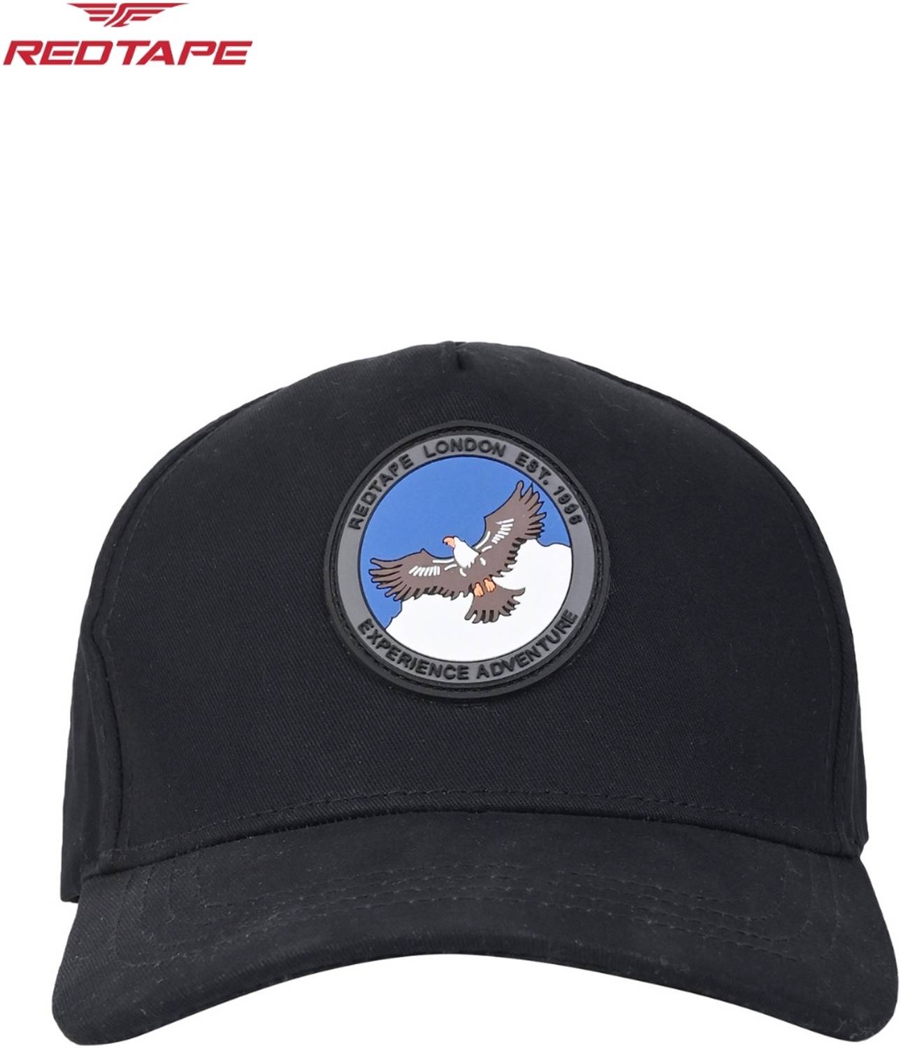 RED TAPE Solid Red Sports Cap - Image 5