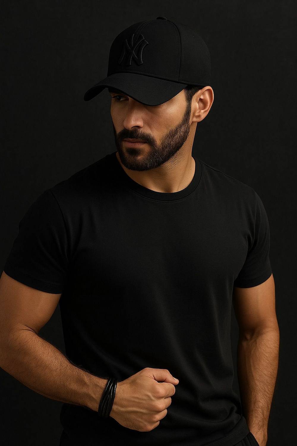 angar look Self Design Sports/Regular Cap