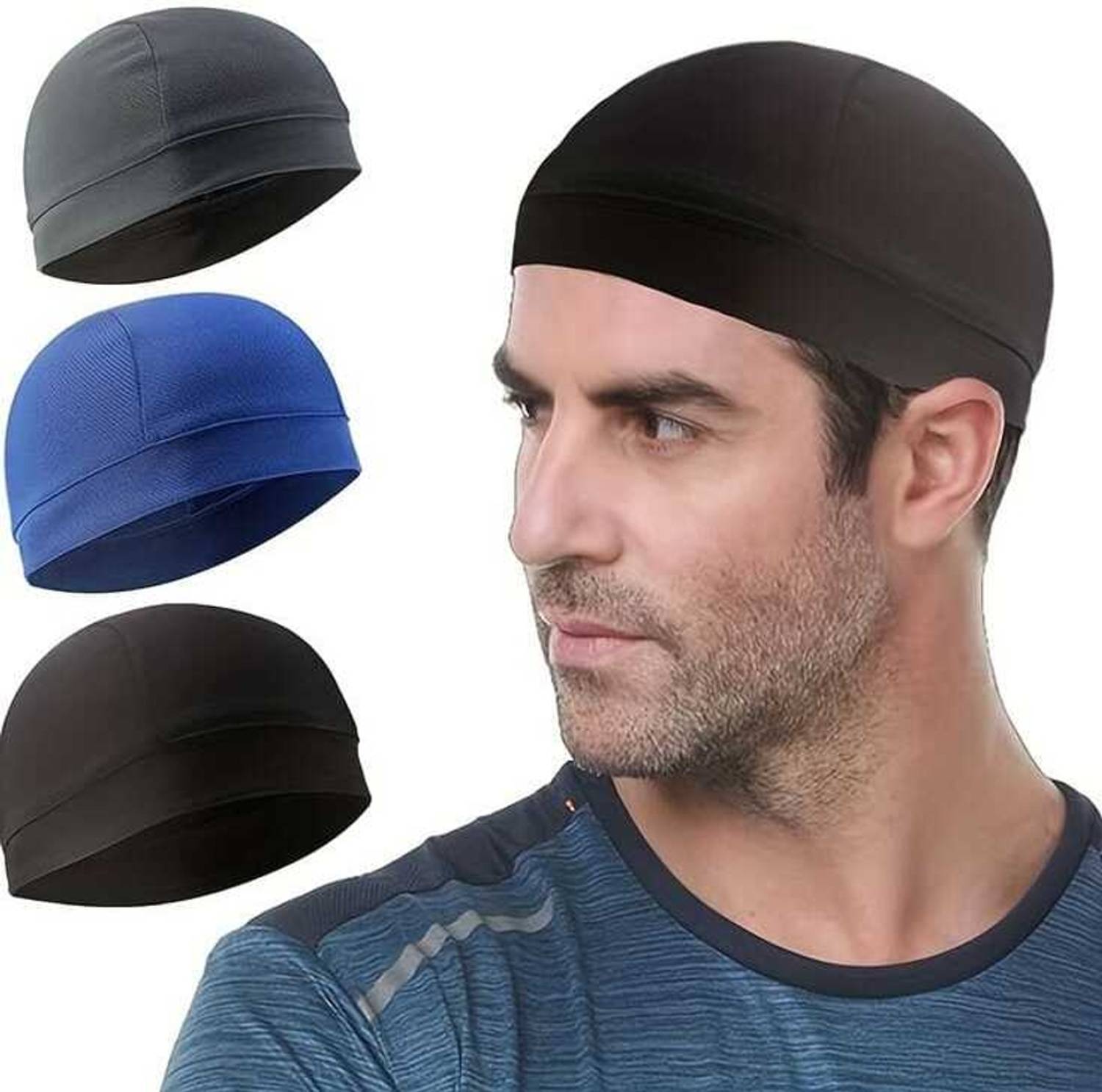 Maa Hosiery Solid Skull Cap