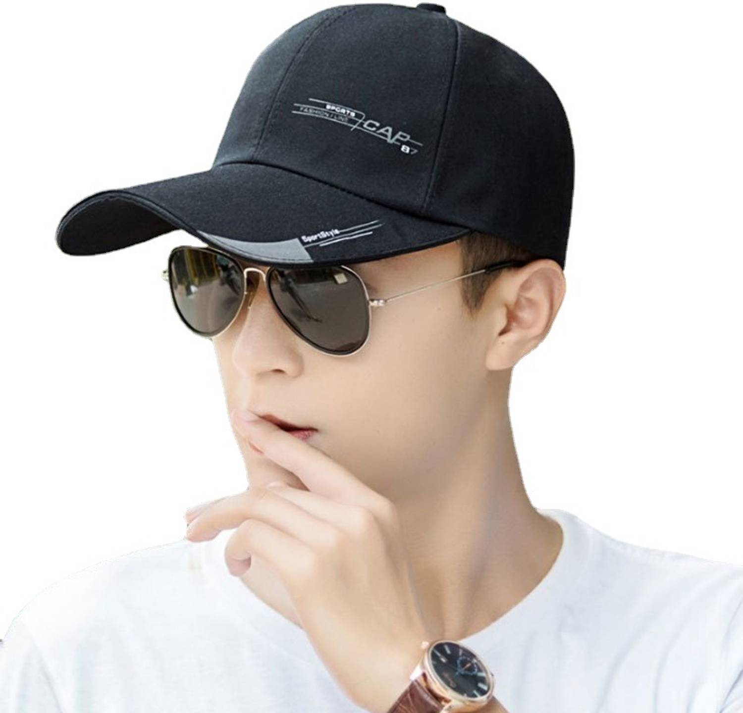 Frackson Solid Self Design Sports/Regular Cap - Image 5
