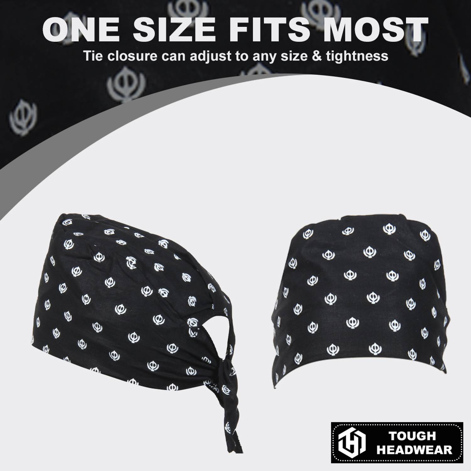 Tough Headwear Solid Skull Cap Pack of 3 - Image 2