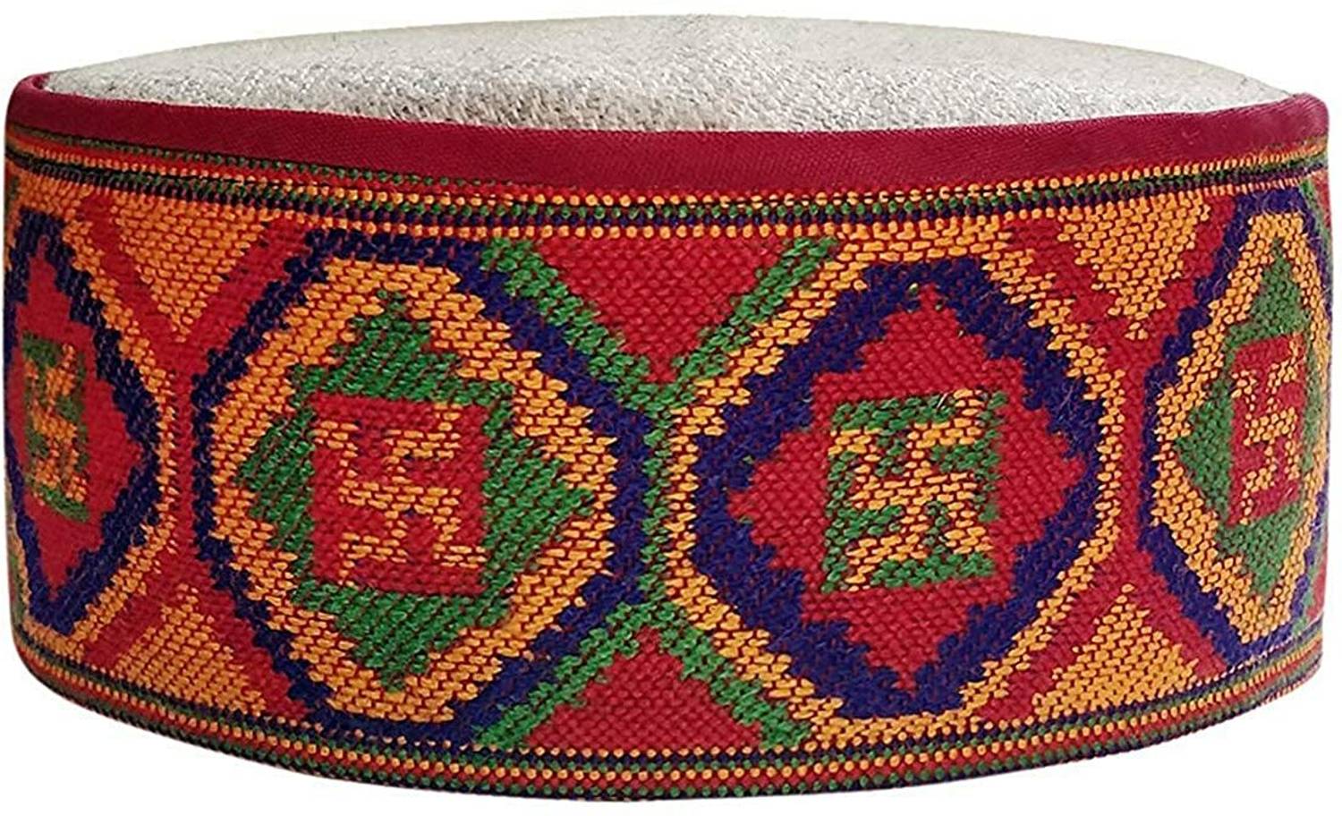 ARUNA KULLU HANDLOOM Embroidered Skull Cap