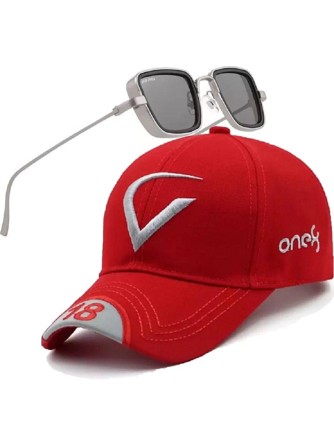 SPEQTA Embroidered Solid Sports Cap - Image 1