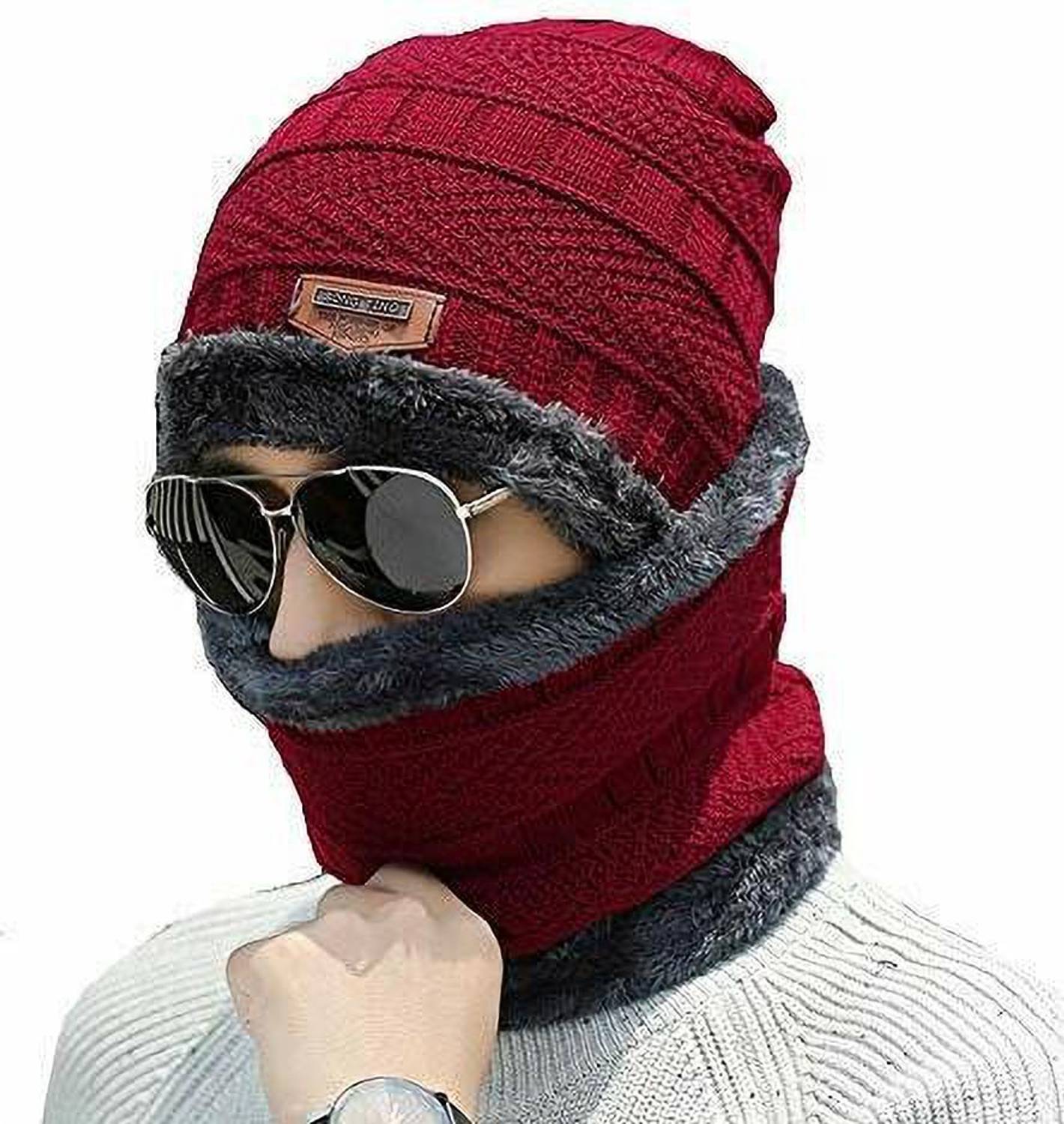 BOVZOX Woven Men & Women Muffler