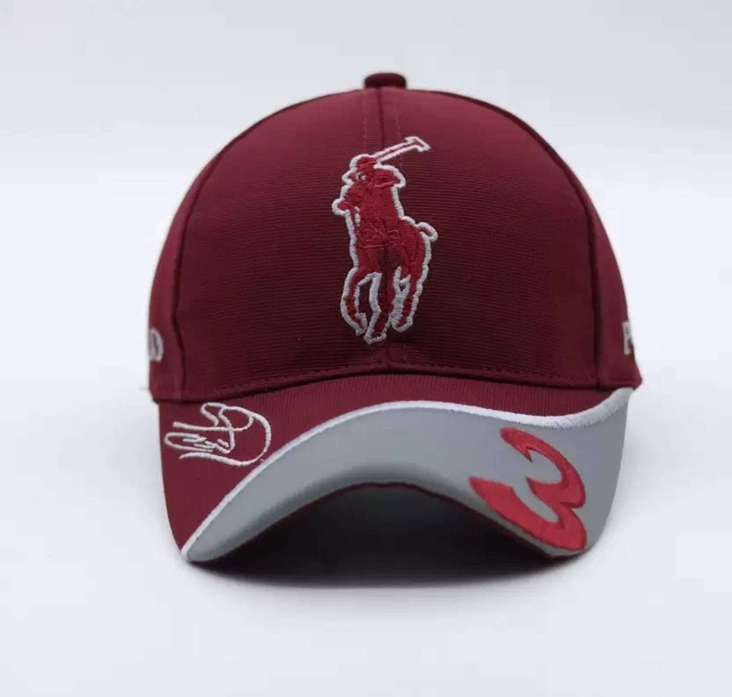 Polo Embroidered Snapback Cap - Image 4