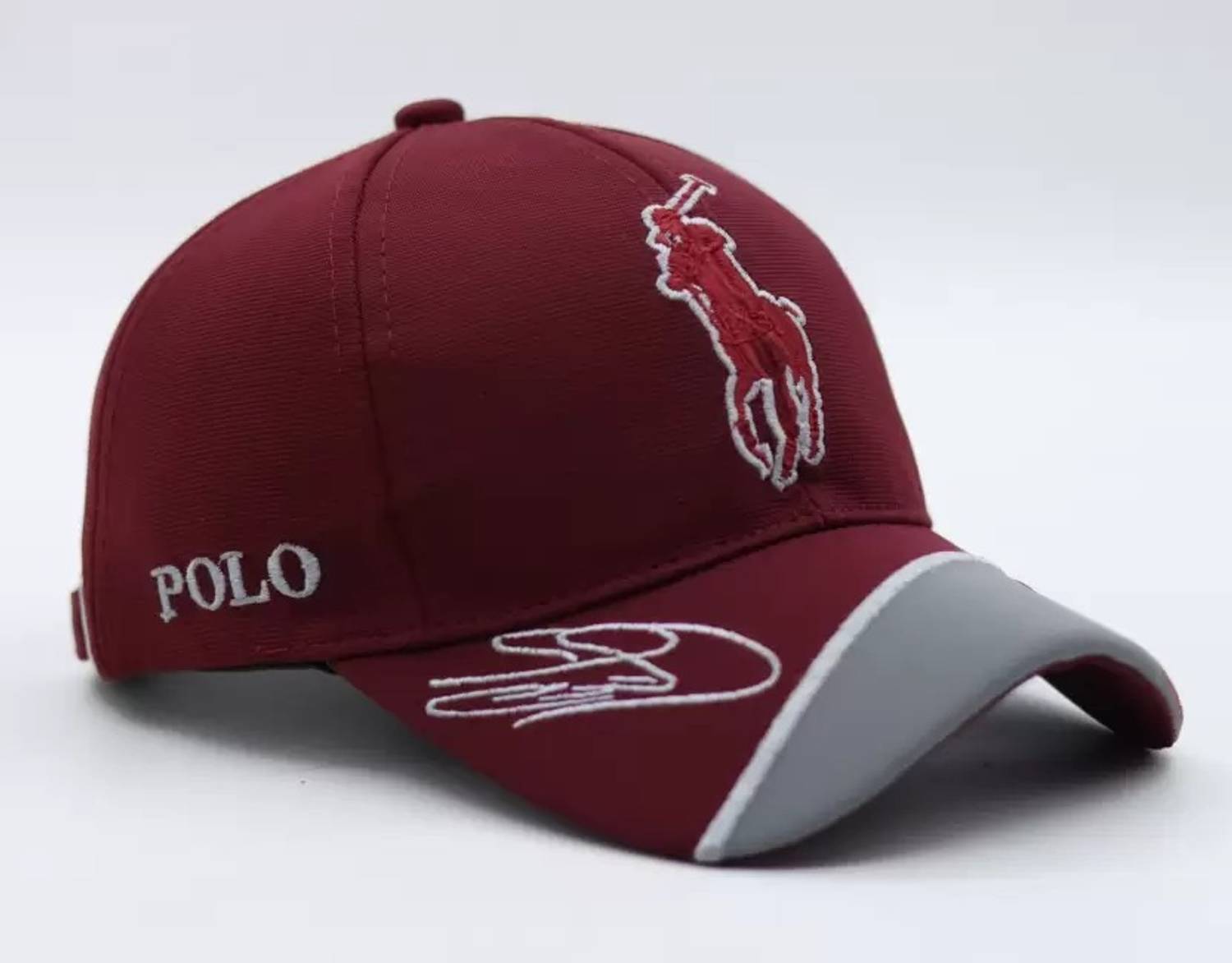 Polo Embroidered Snapback Cap - Image 3