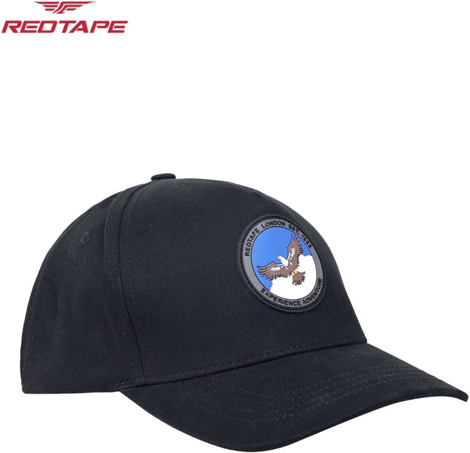 RED TAPE Solid Red Sports Cap - Image 4