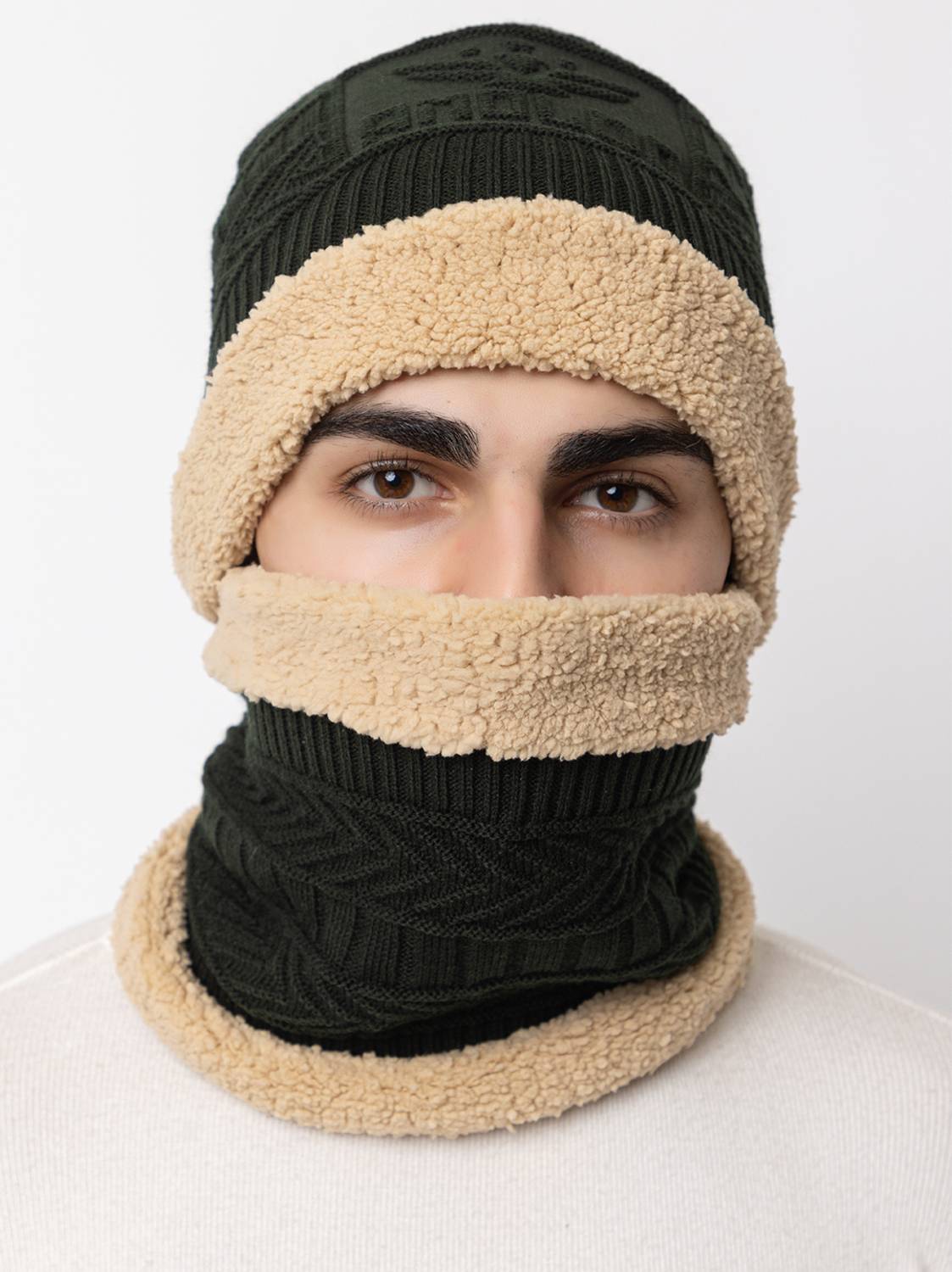 AMOLDO Self Design Beanie