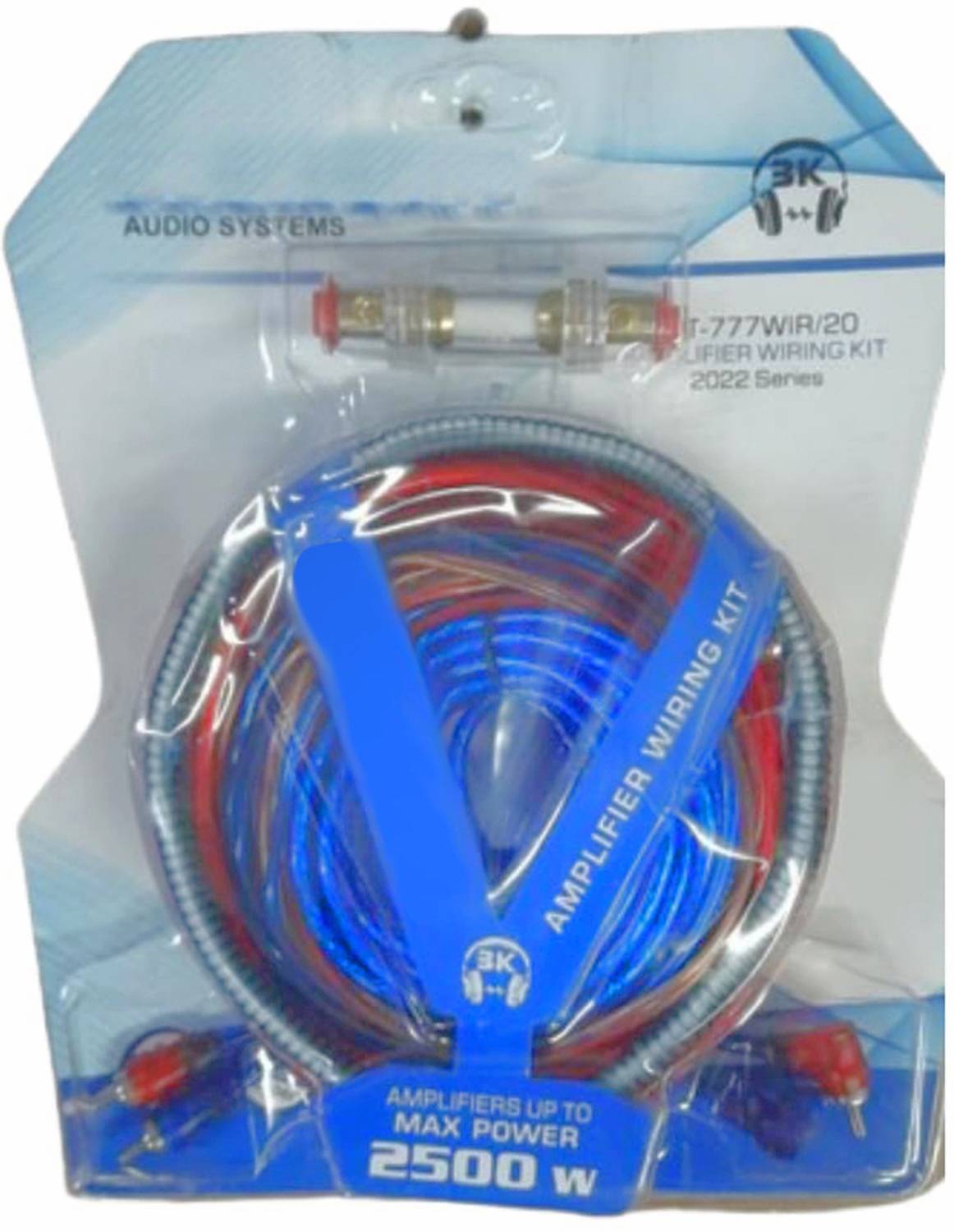 13-HI-13 0.9m 8GA transparent red color wire BOSS audio Amplifier