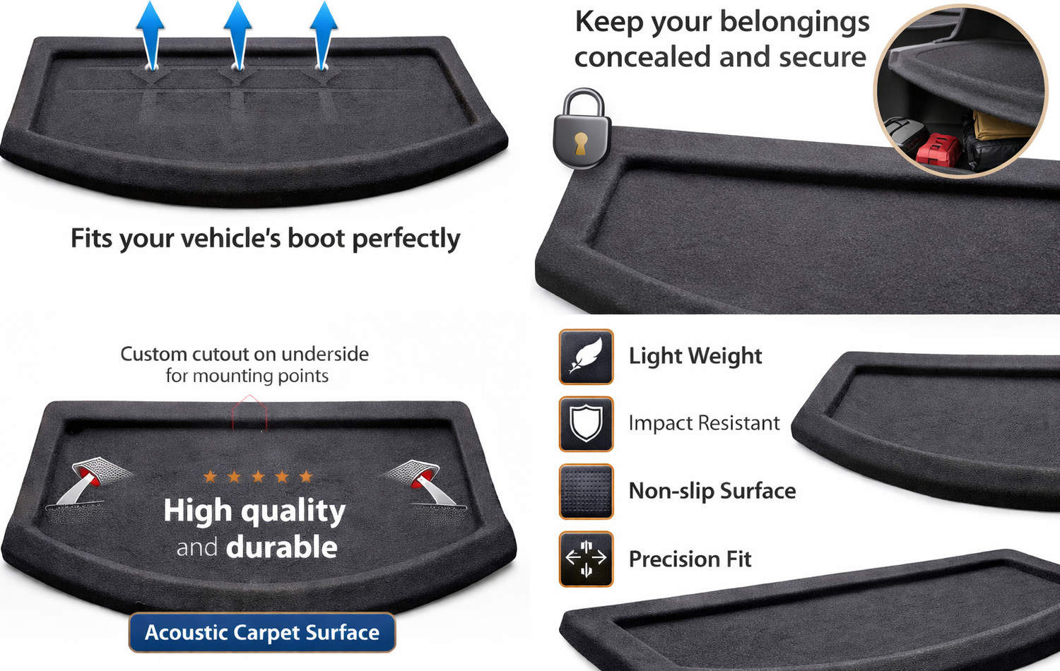 Image of Auto E-Shopping Plastic Tray Mat For Hyundai Venue