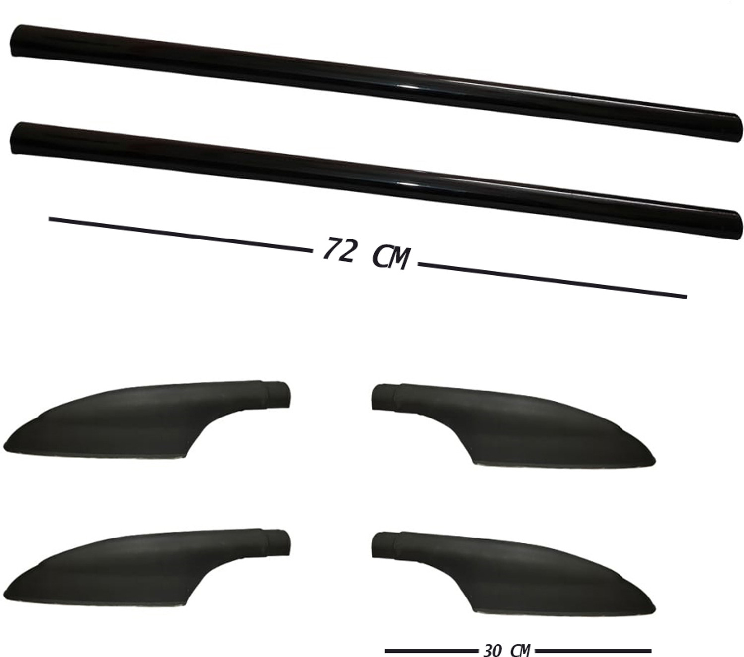 Image of Acto CAR ROOF RAIL FOR UNIVERSAL FITMENT RENAULT KWID Car Beading Roll For Hood