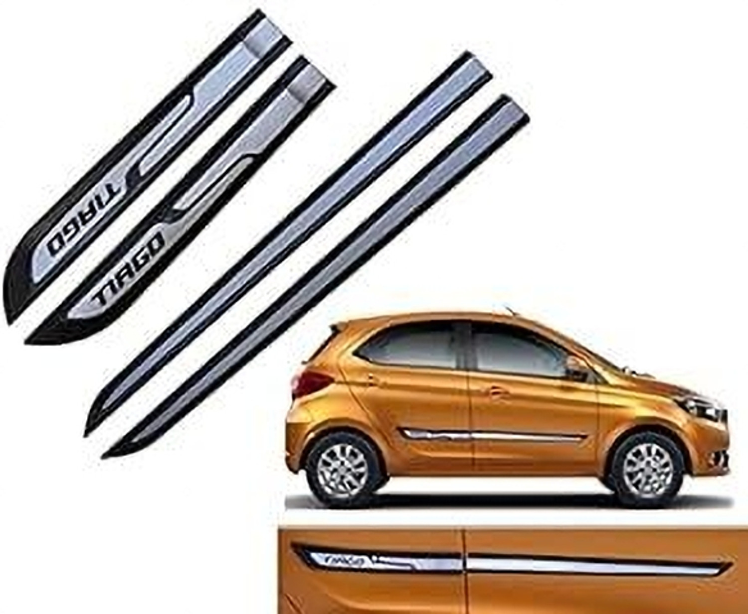 Image of CARSHADE TATA Tiago side beading Car Beading Roll For Door