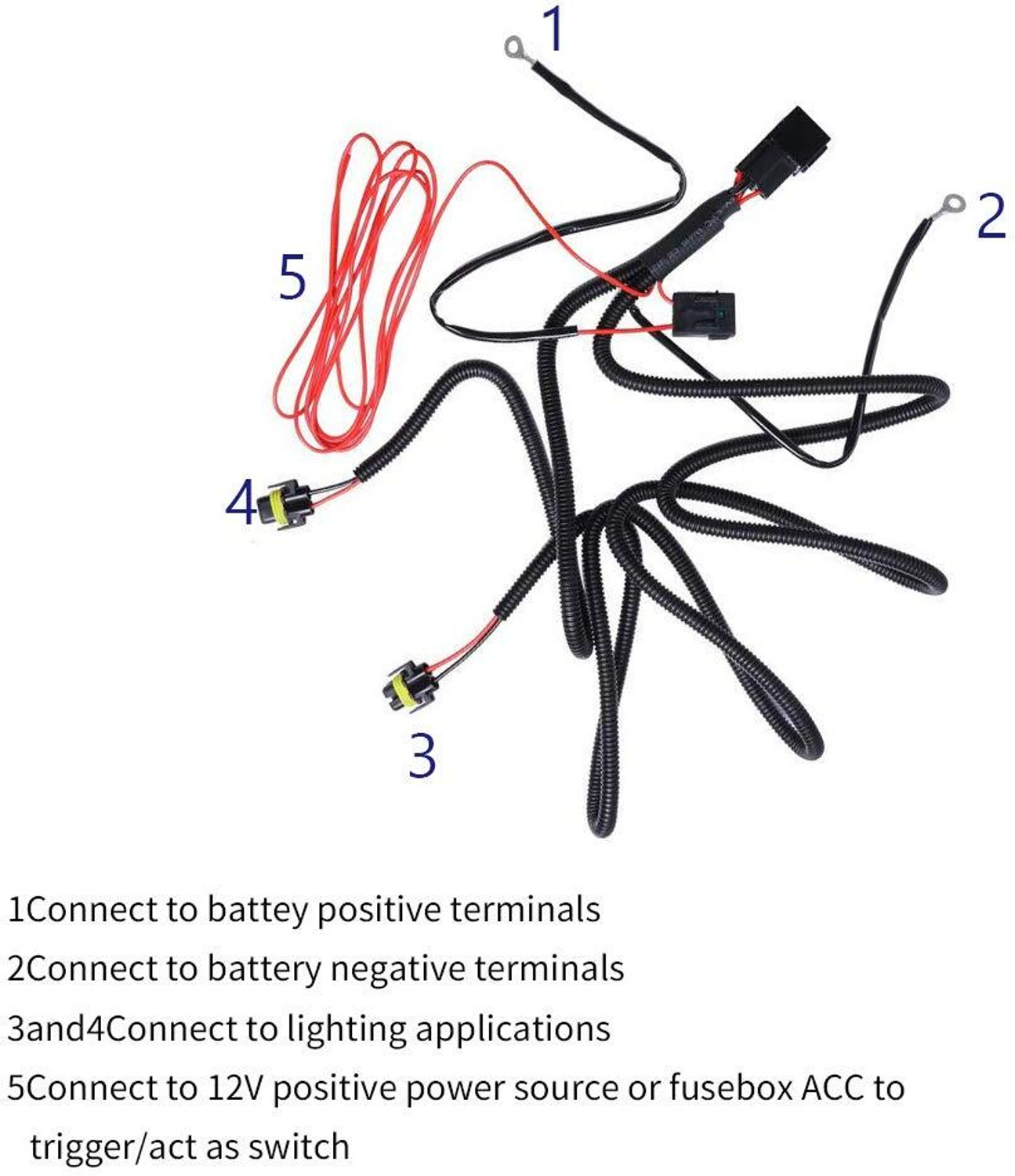Image of aceoto h8wiringkit Car Bulb Holder