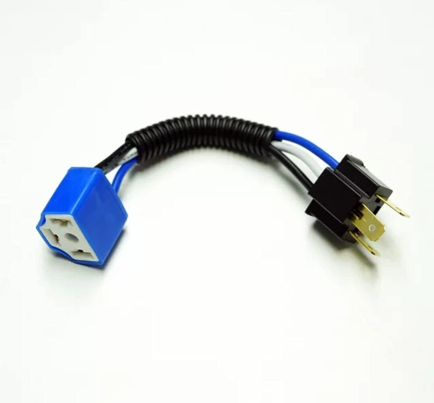 Image of Auto-Ex H4 Car Motorcycle Headlight Ceramic Bulb Holder Female To Male Socket 2 Pcs Car Bulb Holder