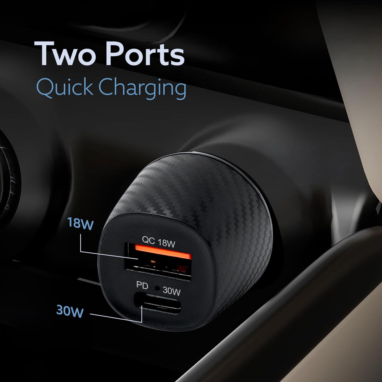 Image of AGARO 2.5 Amp Turbo Car Charger