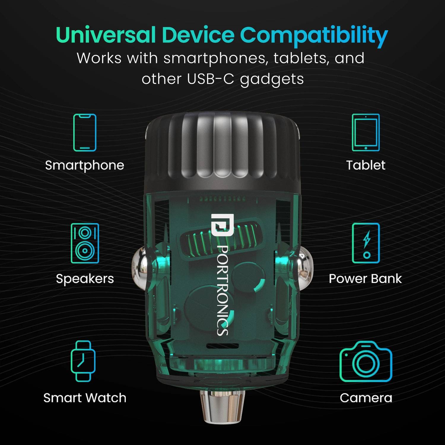 Portronics 36W Turbo Car Charger - Image 4