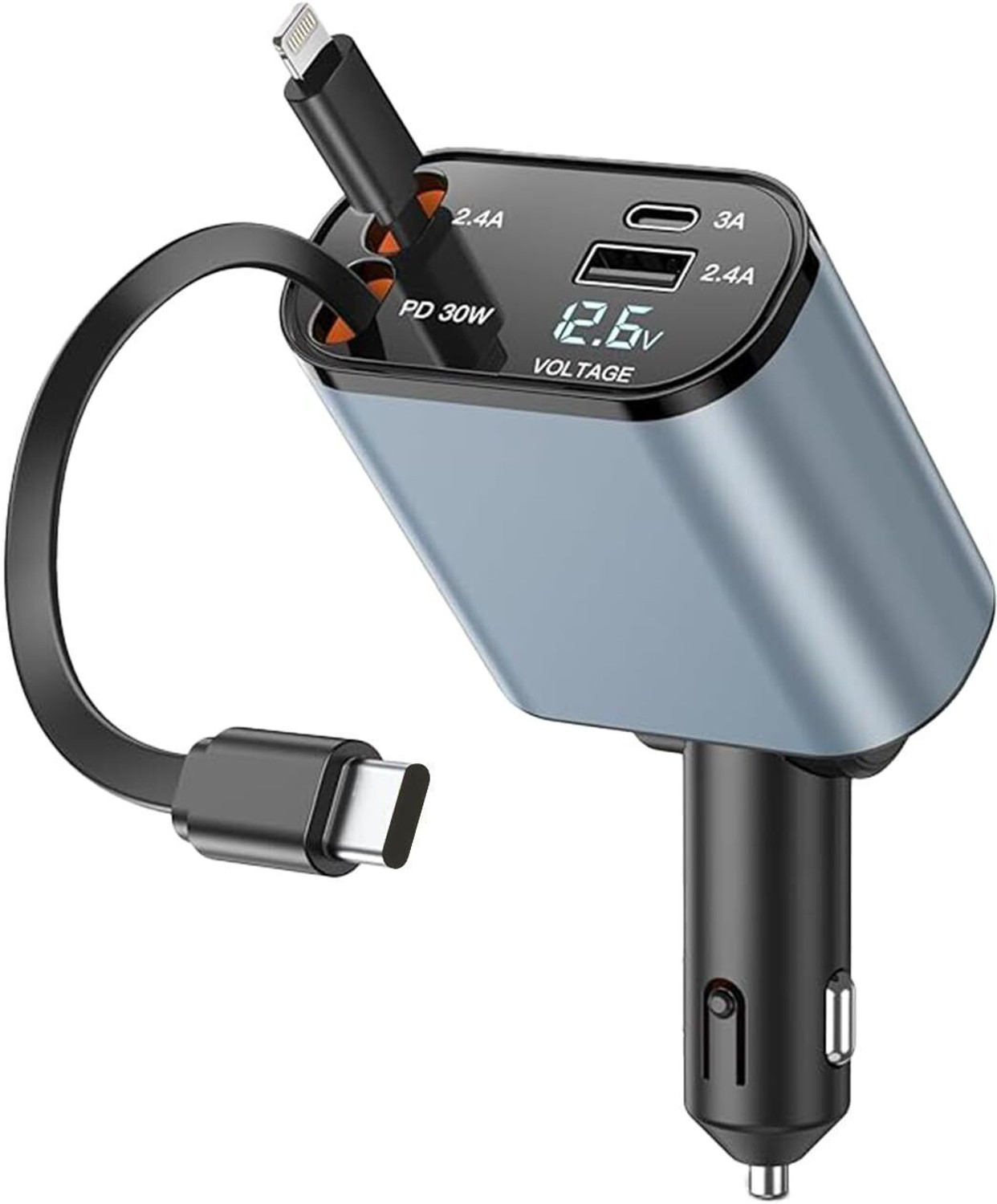 Image of Rhtdm 120 W Qualcomm Certified Turbo Car Charger