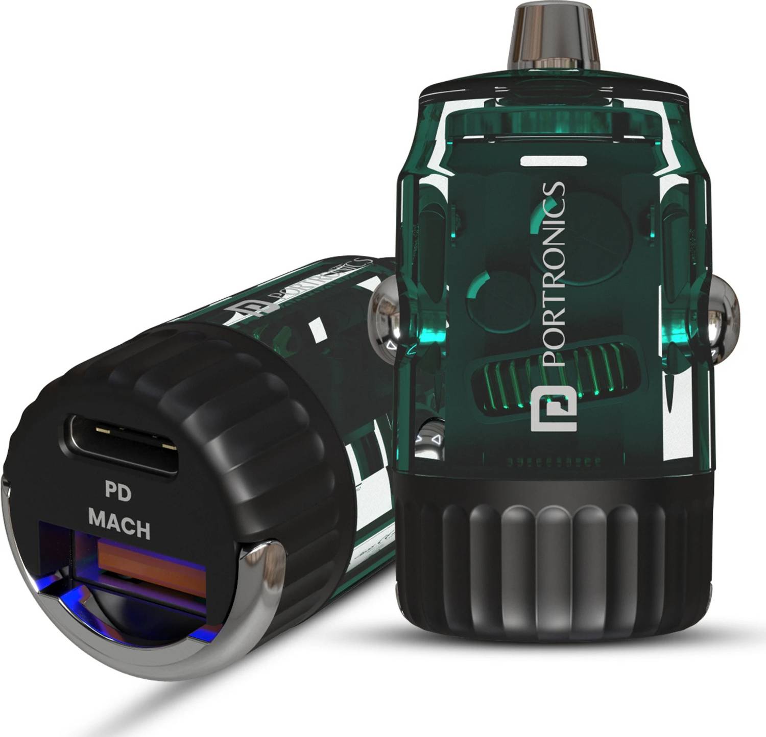 Portronics 36W Turbo Car Charger - Image 1