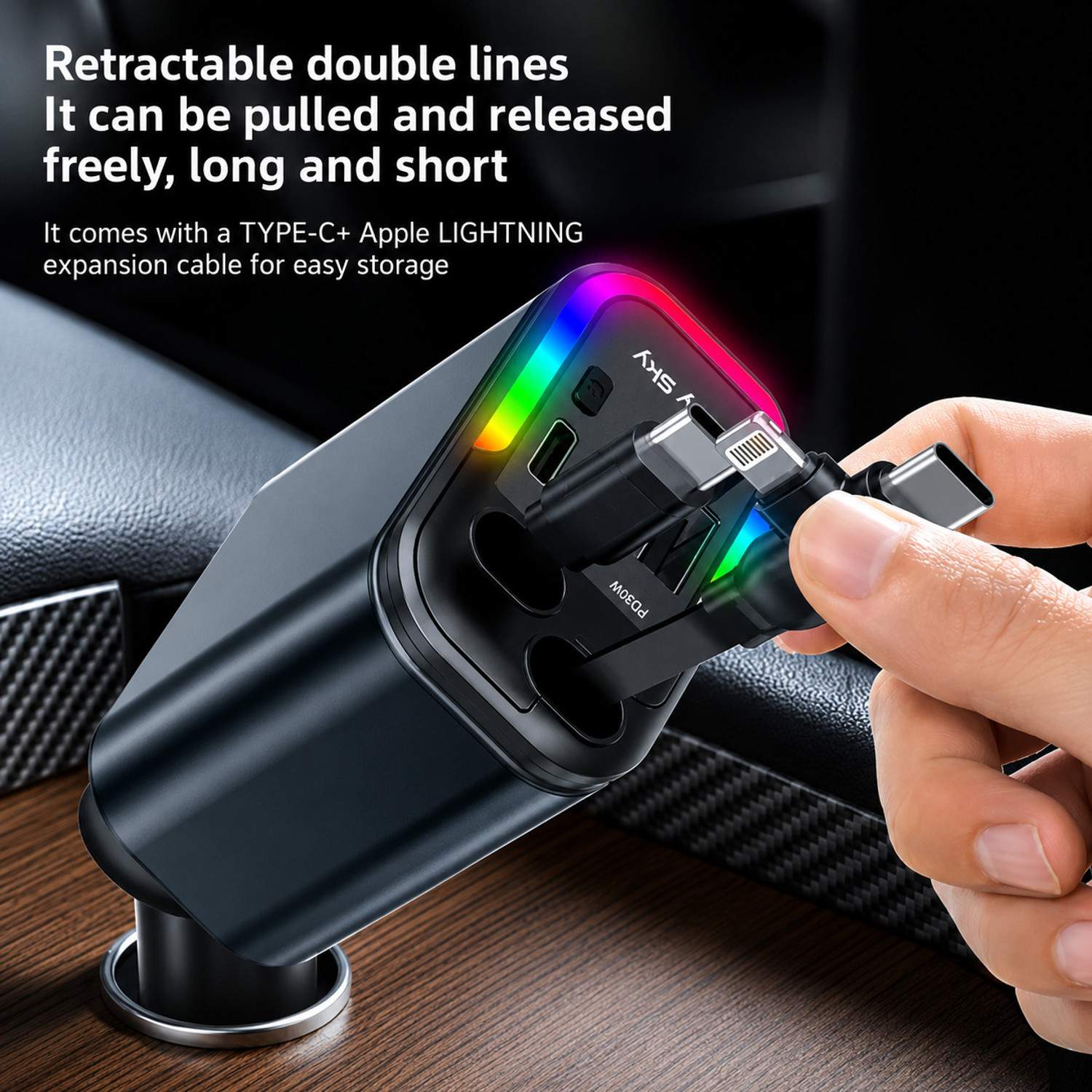 Image of RV Enterprises 180 W Qualcomm Certified Turbo Car Charger