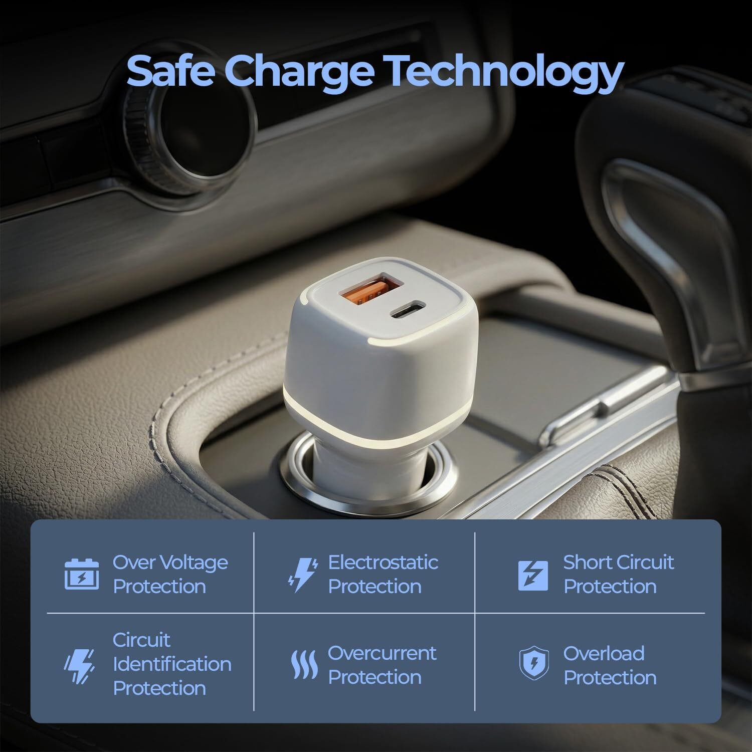 Image of GOGGIAN 100 W Turbo Car Charger