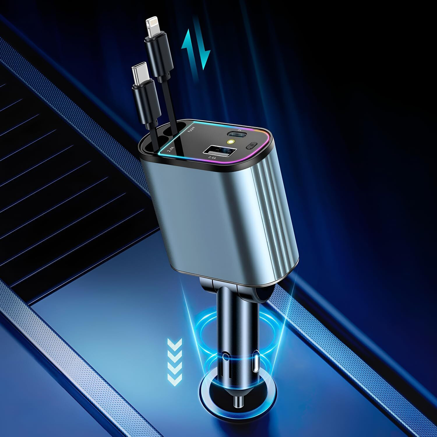 Image of Hold up 120 W Qualcomm Certified Turbo Car Charger
