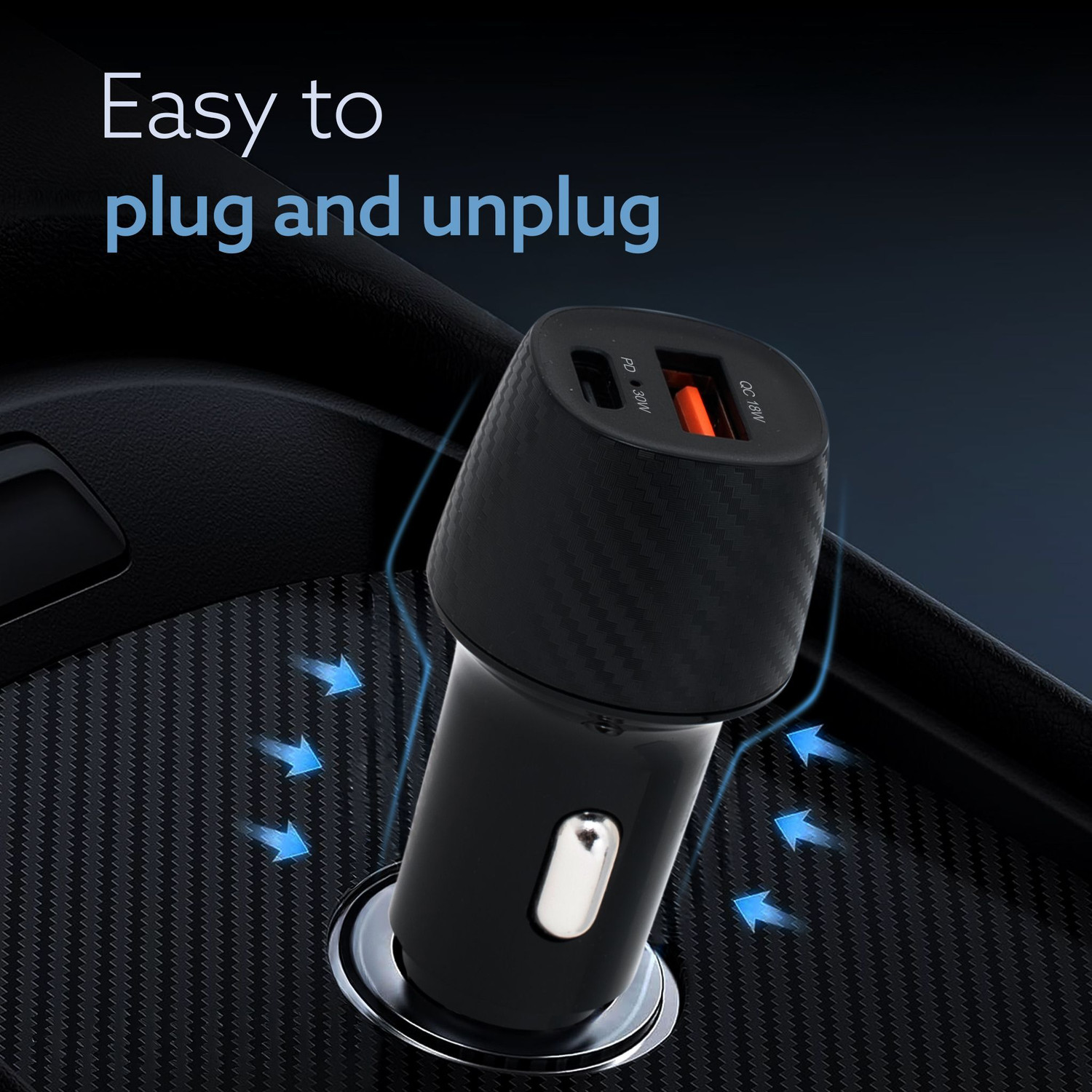 Image of AGARO 2.5 Amp Turbo Car Charger