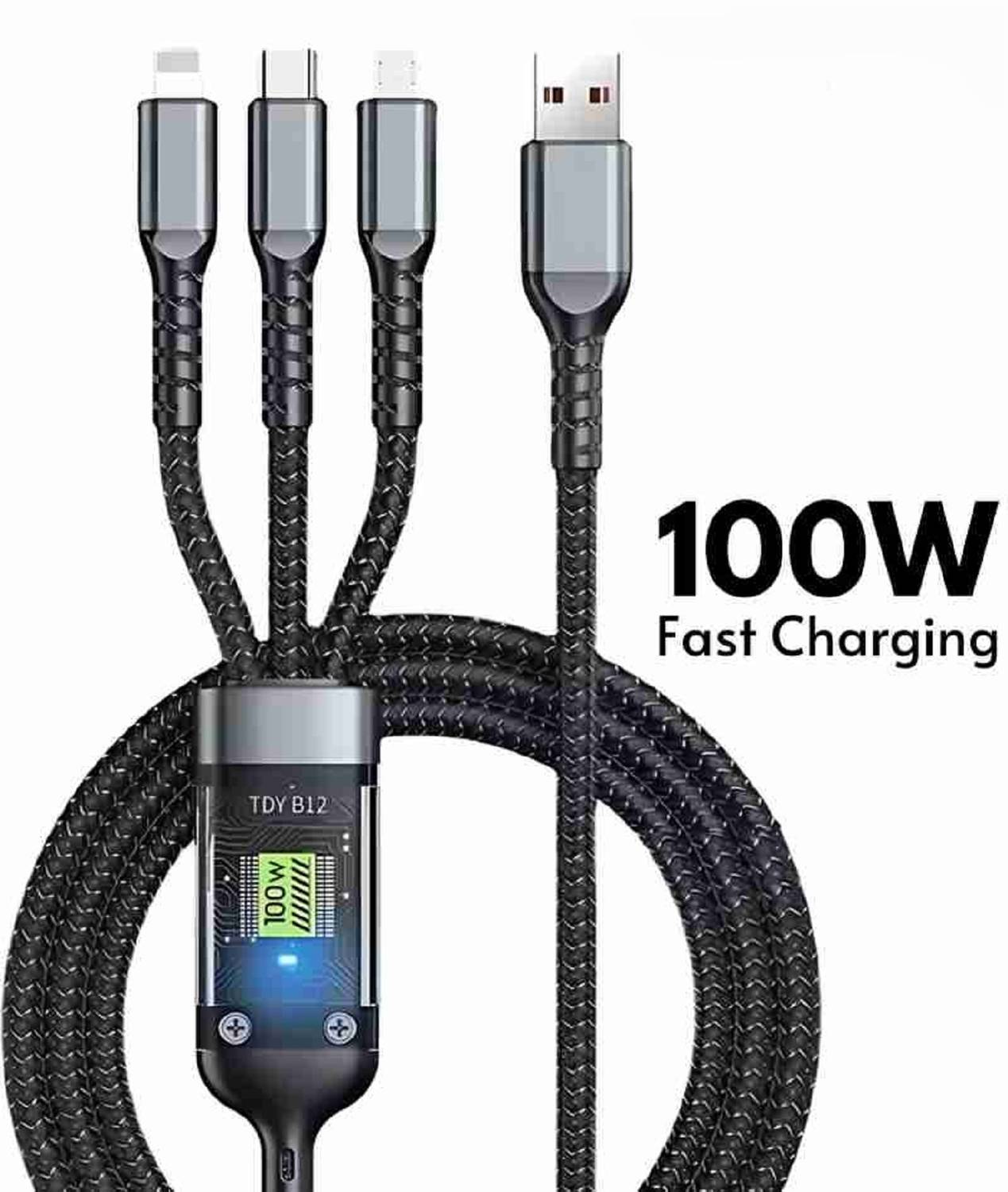 forral 3-in-1 Cable 1 m 3-in-1 Super Fast Charging Cable 100w