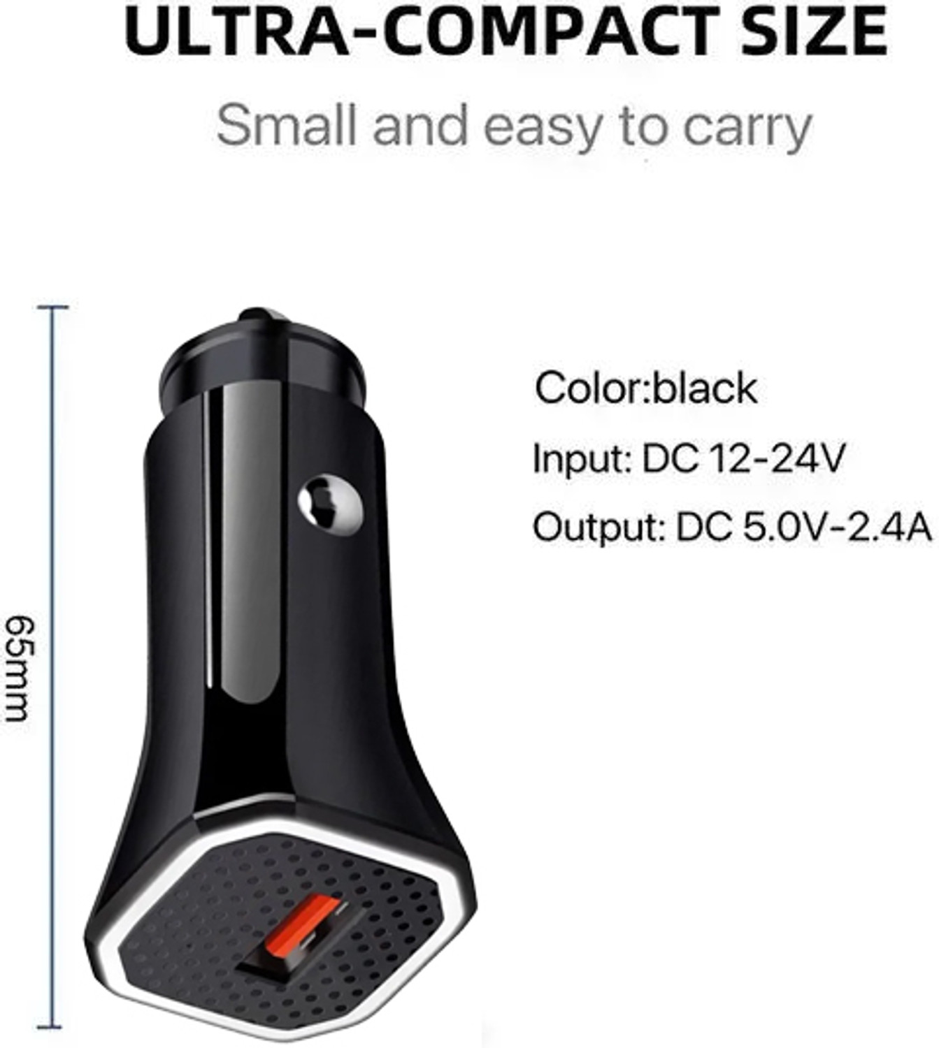 Image of UniBoss 65 W Qualcomm Certified Turbo Car Charger