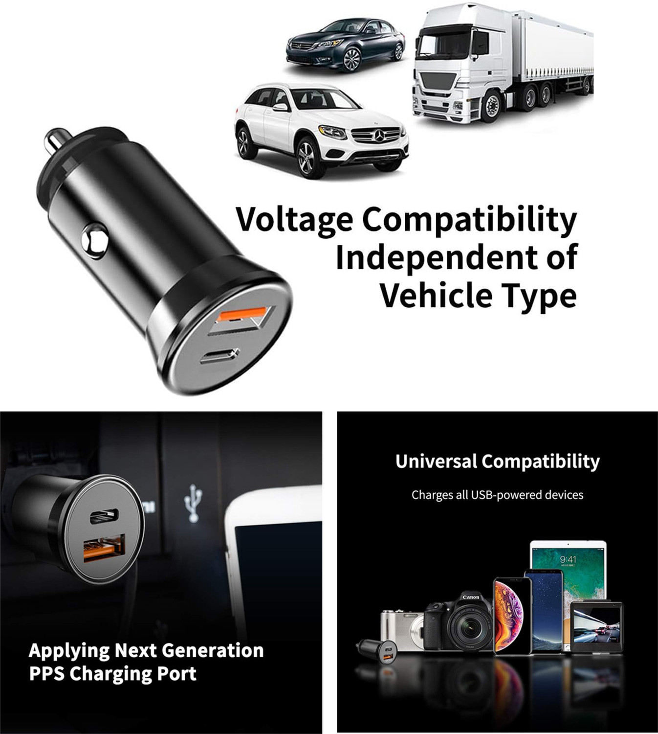 Image of Flenzy 3 Amp Turbo Car Charger