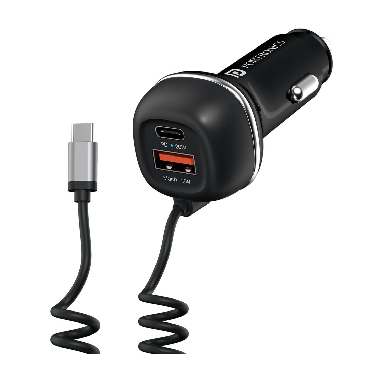 Portronics 3 Amp Turbo Car Charger