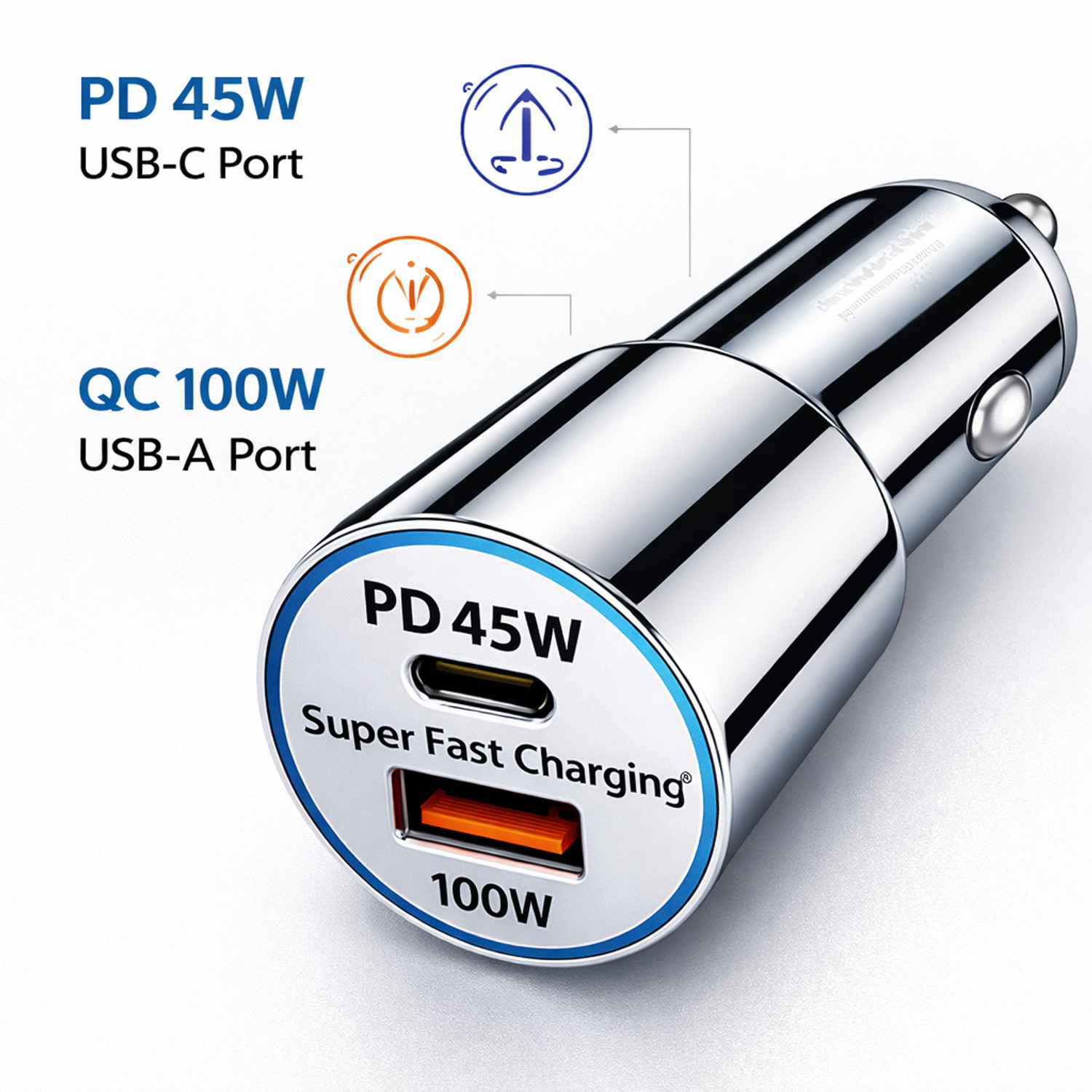 Image of Monrix 145 W Qualcomm Certified Turbo Car Charger
