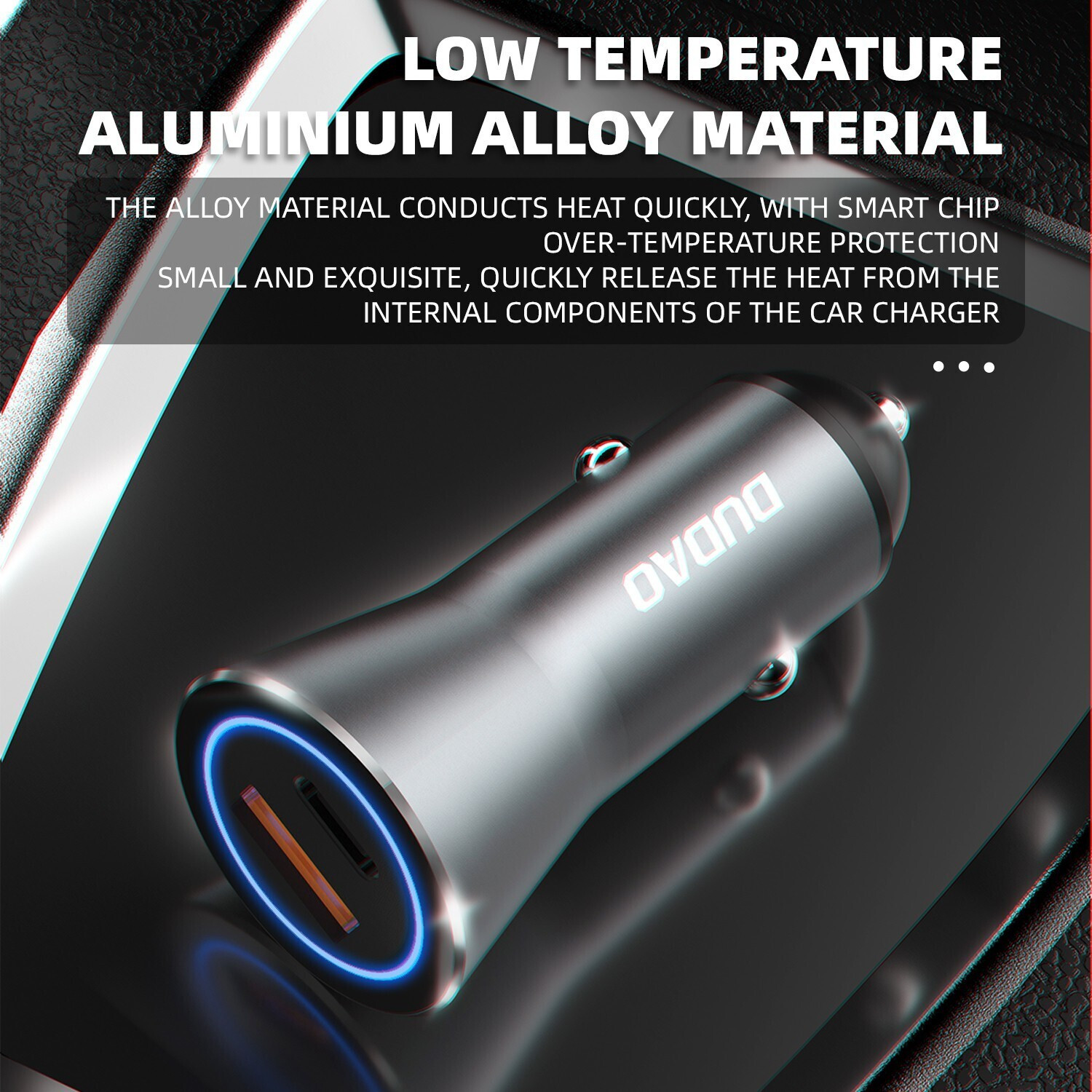 Image of DUDAO 55 W Qualcomm Certified Turbo Car Charger