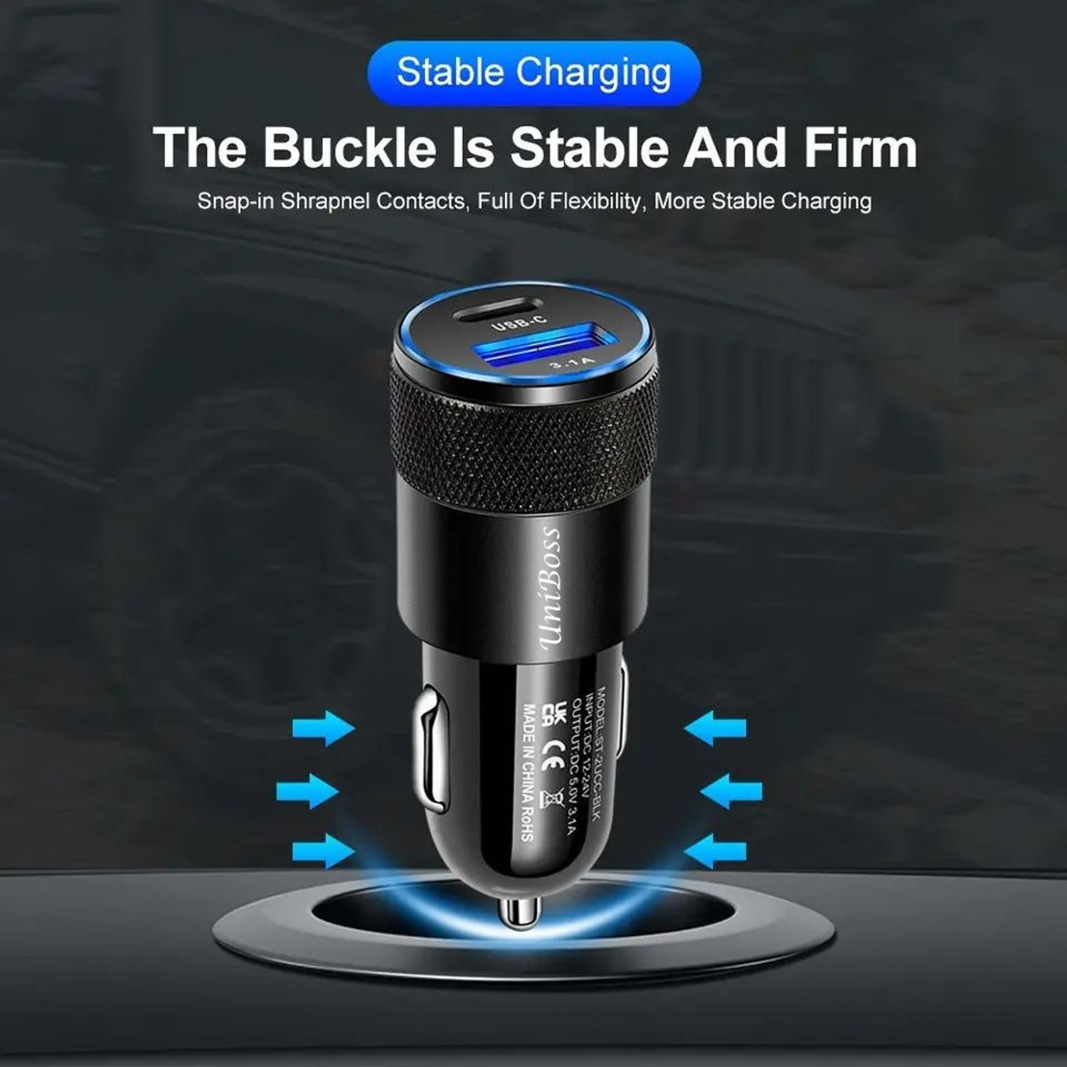 Image of UniBoss 20 W Qualcomm Certified Turbo Car Charger