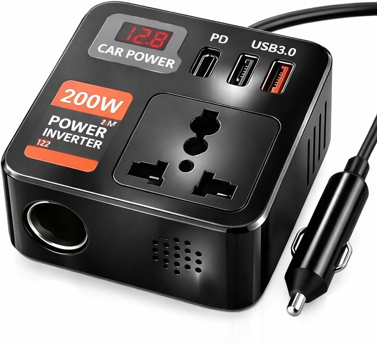 Image of Fire Turtle 200 W Qualcomm 3.0 Turbo Car Charger