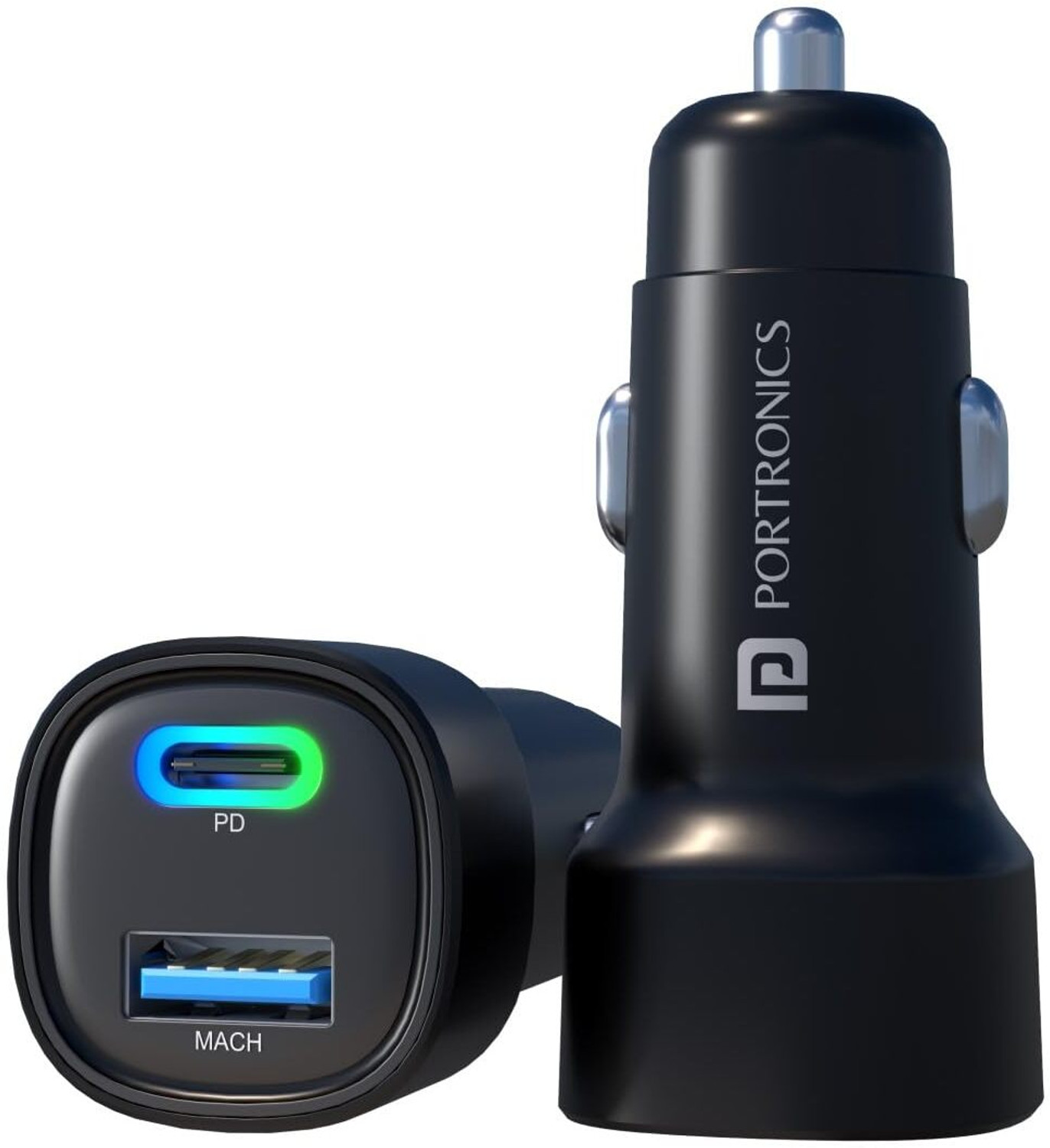 Image of Portronics 30 W Qualcomm 3.0 Turbo Car Charger