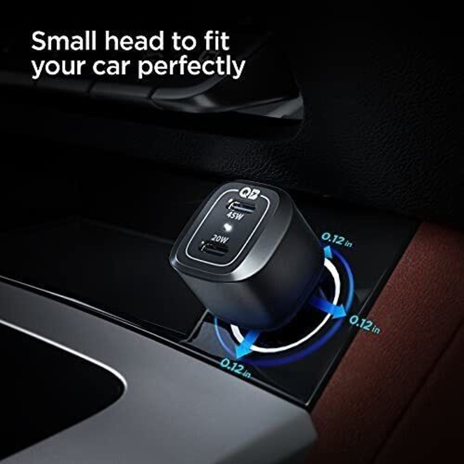 Image of Spigen 45 W Turbo Car Charger