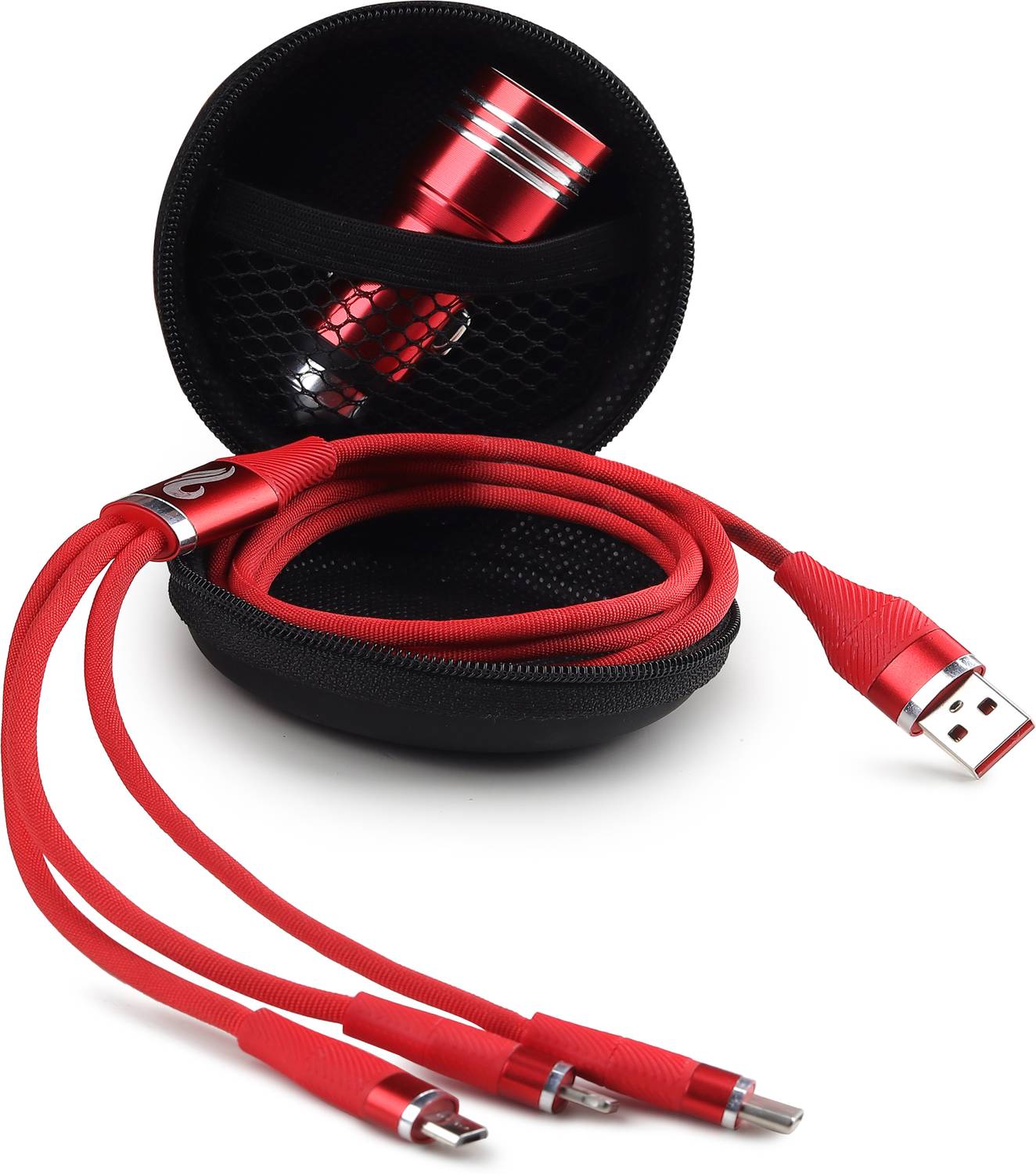 Chaebol 61.2 W Qualcomm Certified Turbo Car Charger (Red, With US