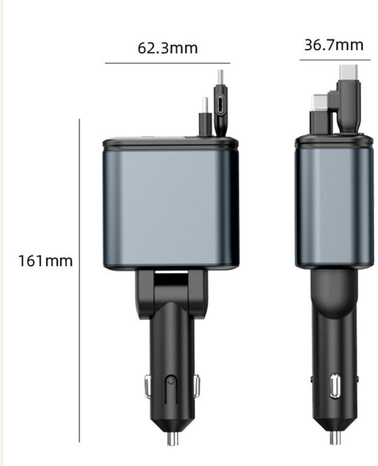 Image of aybor 180 W Qualcomm Certified Turbo Car Charger