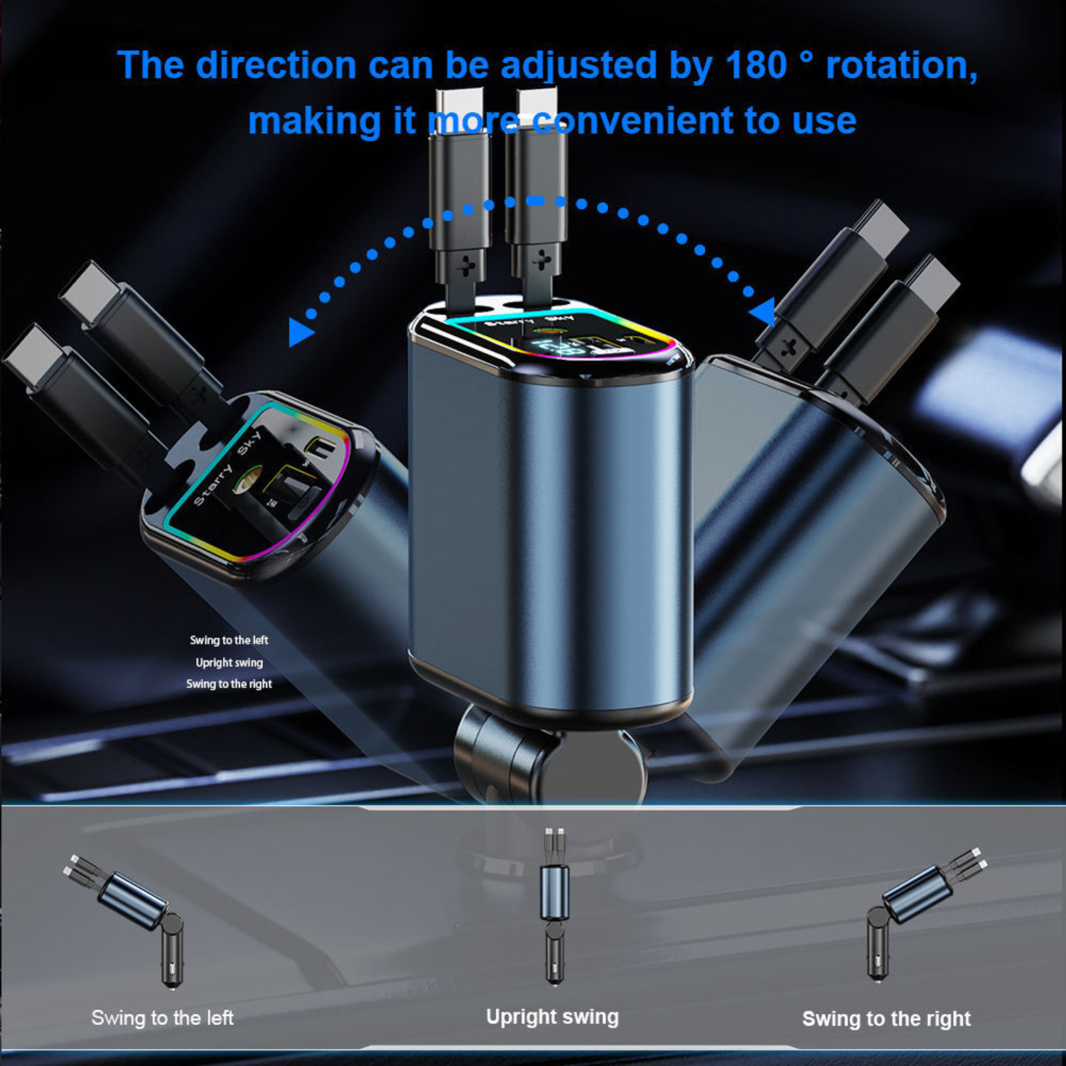 Image of AG INDUSTRY 4 Amp Qualcomm Certified Turbo Car Charger