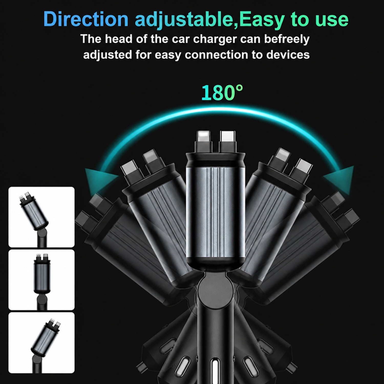 Image of RV Enterprises 4 Amp Qualcomm Certified Turbo Car Charger