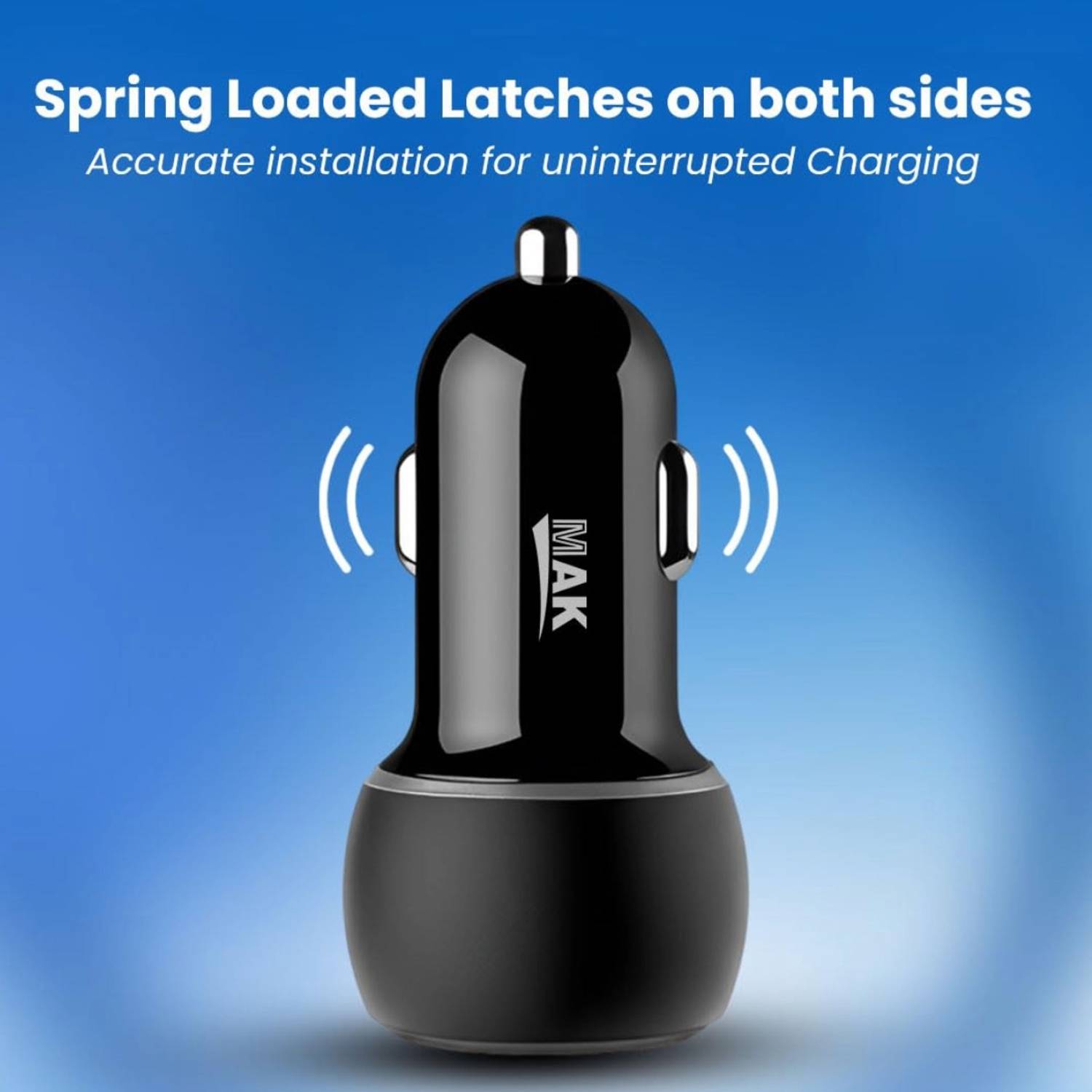 MAK 80W Qualcomm 3.0 Turbo Car Charger - Image 5