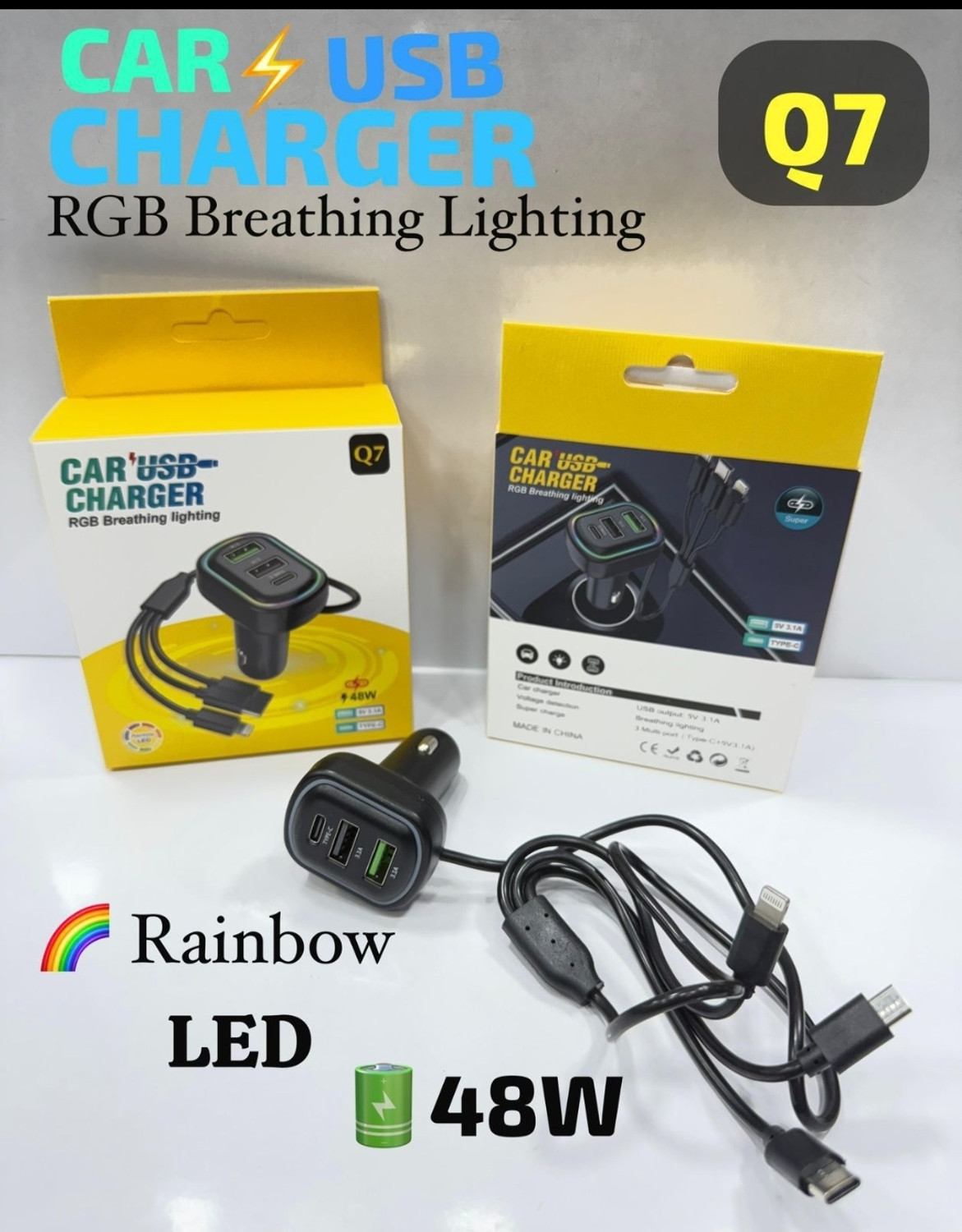 Image of ALKINE 48 W Qualcomm 3.0 Turbo Car Charger