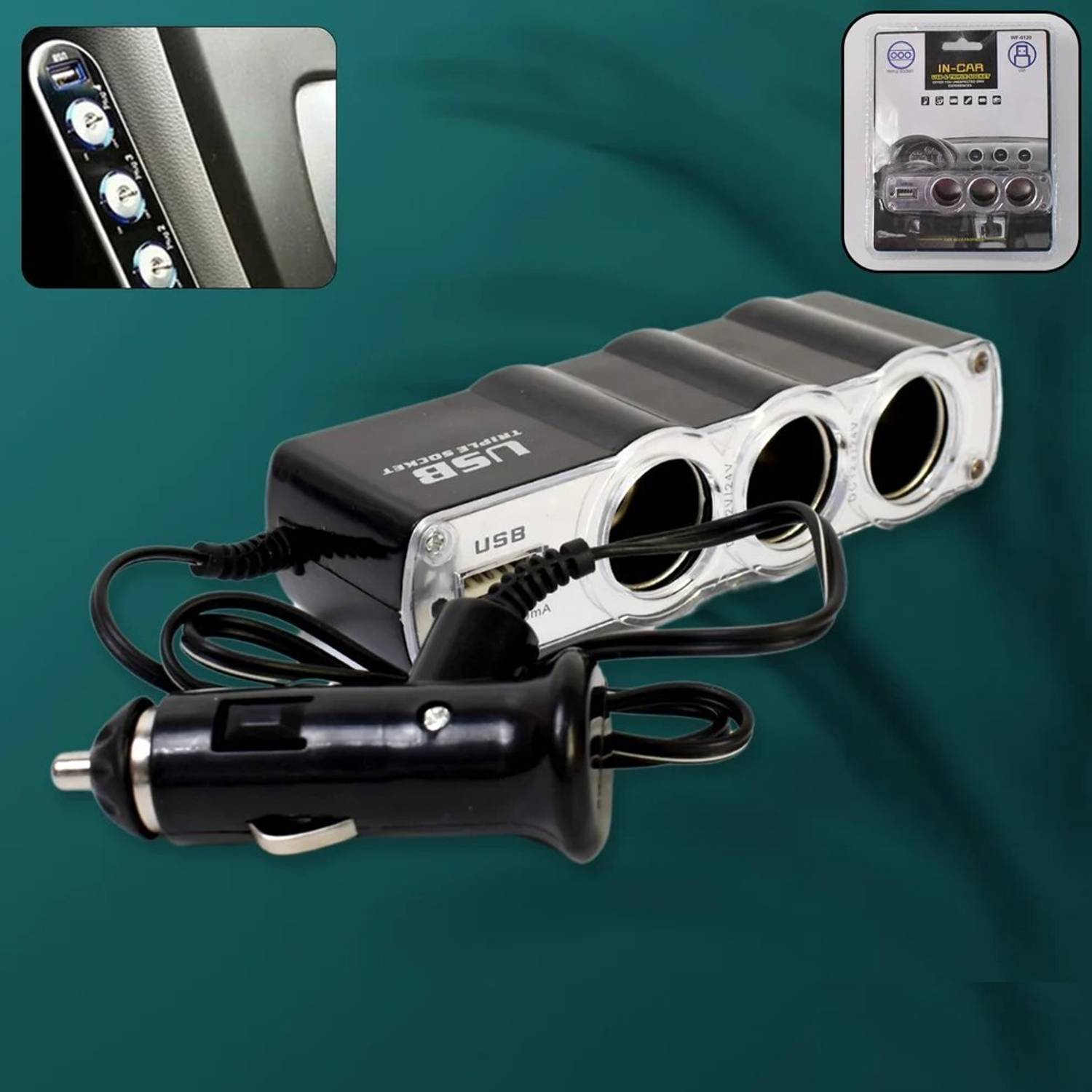 cigarette converter to outlet Car Cigarette Lighter Converter Plug Adapter 110V-240V AC Wall Power To 12V  DC